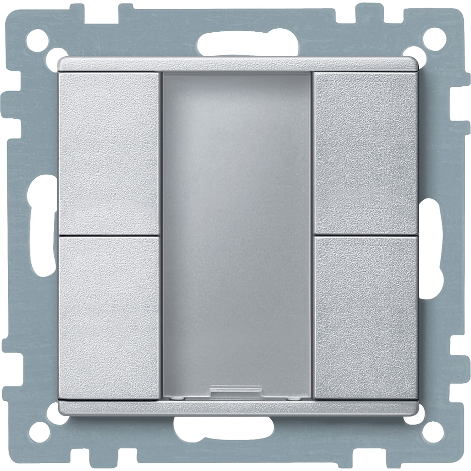 SCHNEIDER ELECTRIC - Pulsantiera multifunzione doppia plus, alluminio, SystemM