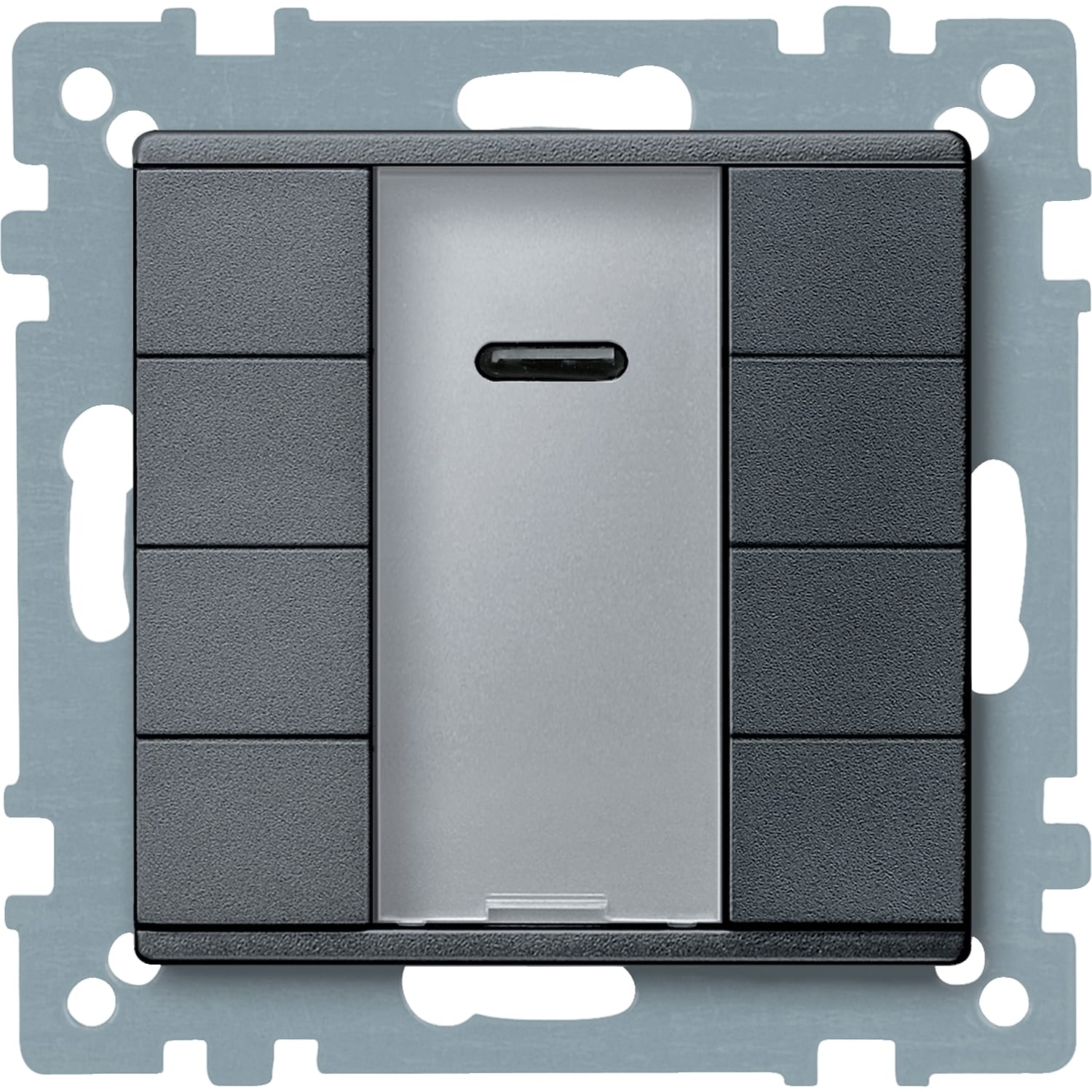 SCHNEIDER ELECTRIC - Pulsantiera multifunzione quadrupla con IR plus, antracite, SystemM
