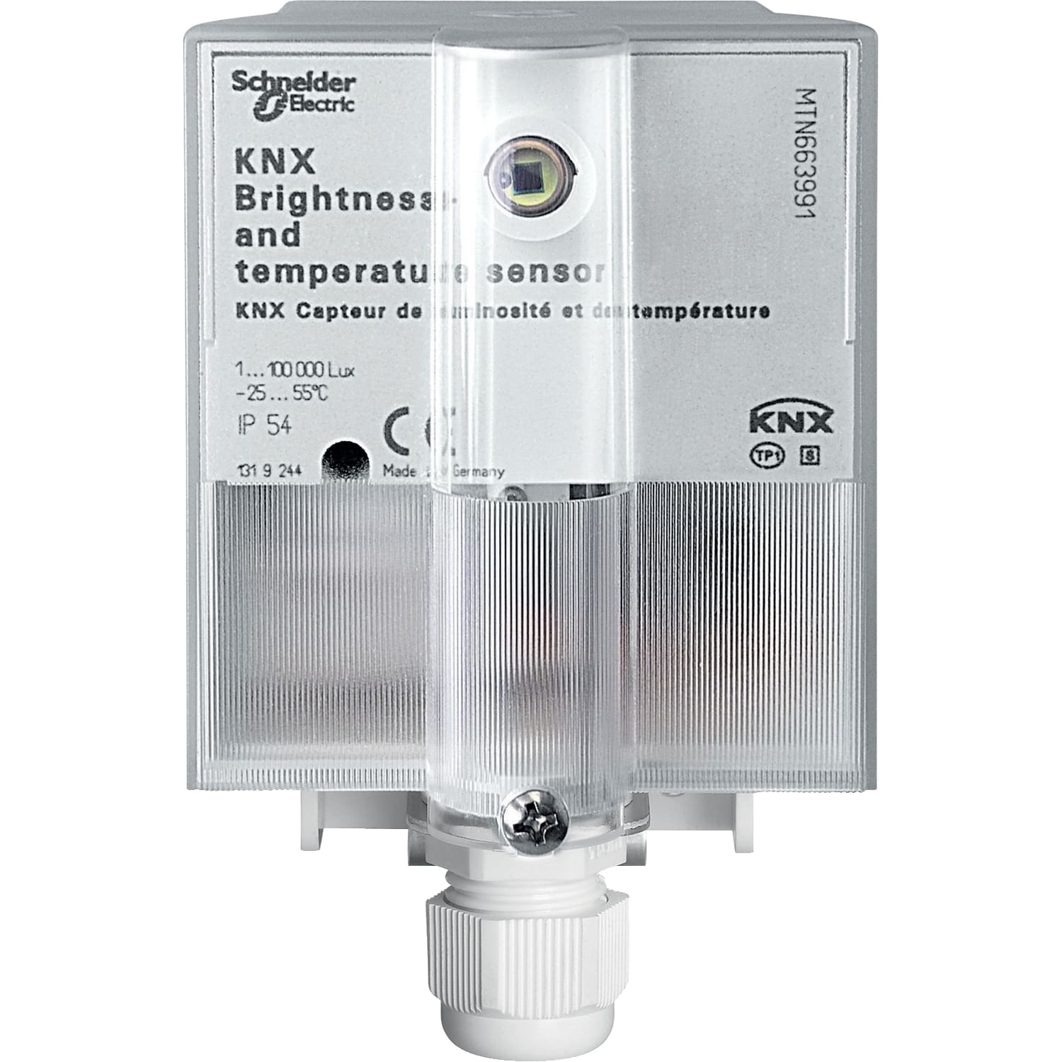 SCHNEIDER ELECTRIC - Sensore di luminosità e temperatura KNX