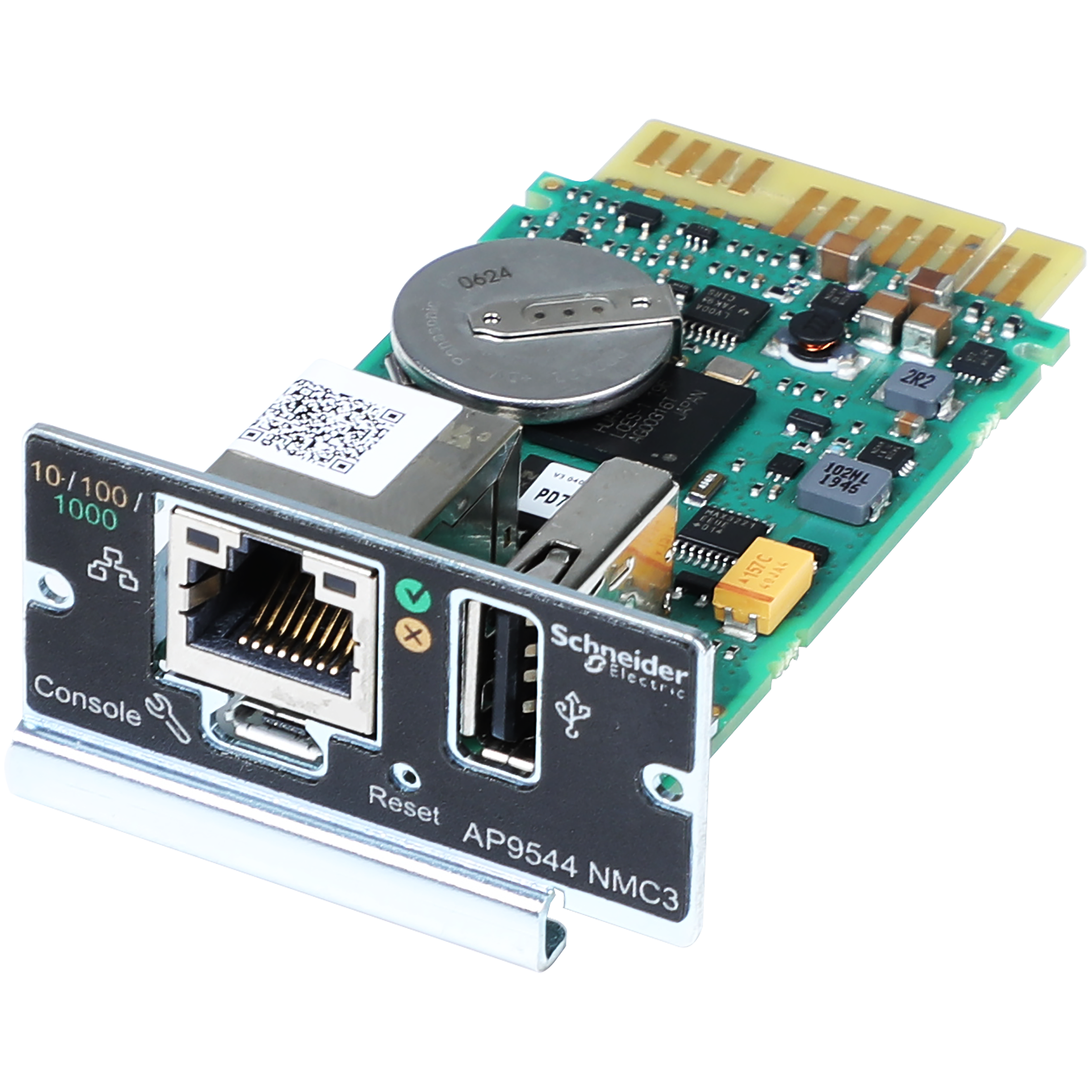 SCHNEIDER ELECTRIC - Scheda di rete Network Management Cards, AP9544X711, NMC3 for, gestione e monitoraggio remoti e sicuri CEI 0-16