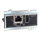 SCHNEIDER ELECTRIC - Scheda di gestione di rete, schede di gestione di rete UPS, per Easy UPS 3, trifase, monitoraggio e gestione remota dell'UPS