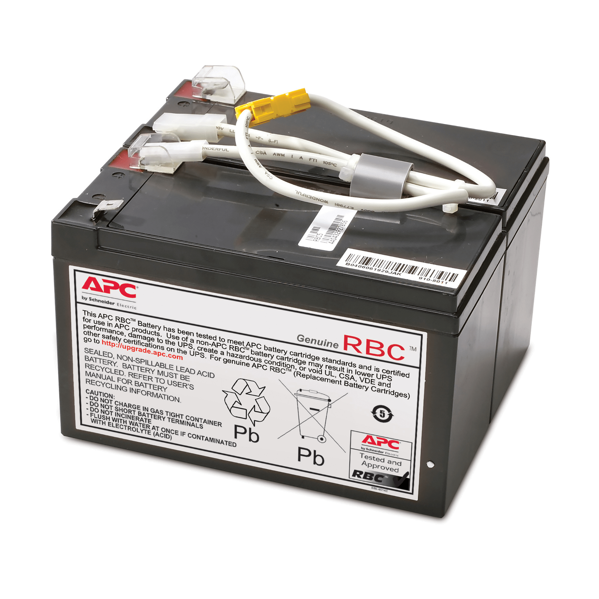 SCHNEIDER ELECTRIC - Cartuccia batteria di ricambio APC n. 109 con 2 anni di garanzia