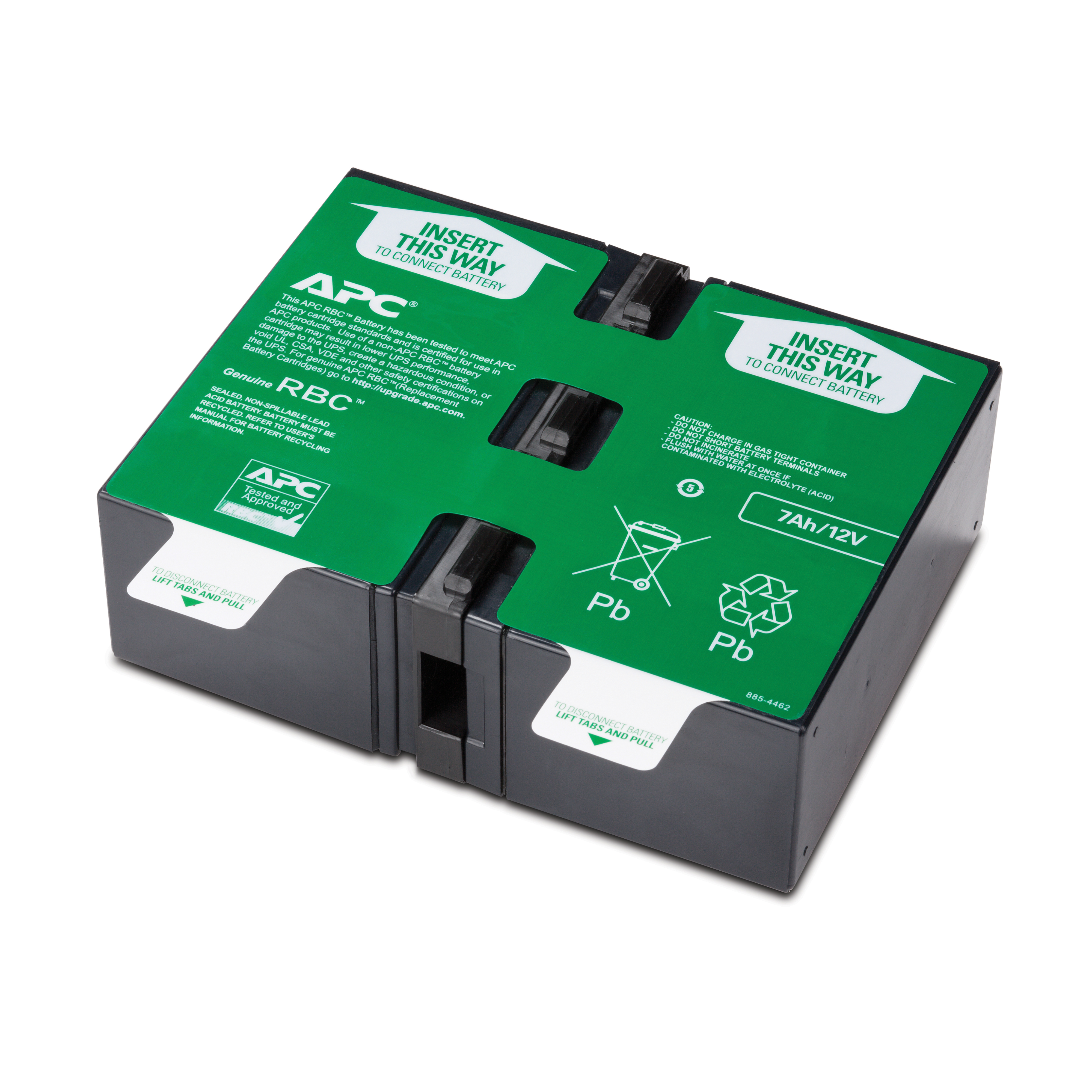 SCHNEIDER ELECTRIC - Cartuccia batteria di ricambio APC n. 123 con 2 anni di garanzia