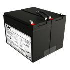 SCHNEIDER ELECTRIC - Cartuccia batteria di ricambio APC, VRLA, 10 Ah, 24 V CC, garanzia di 2 anni