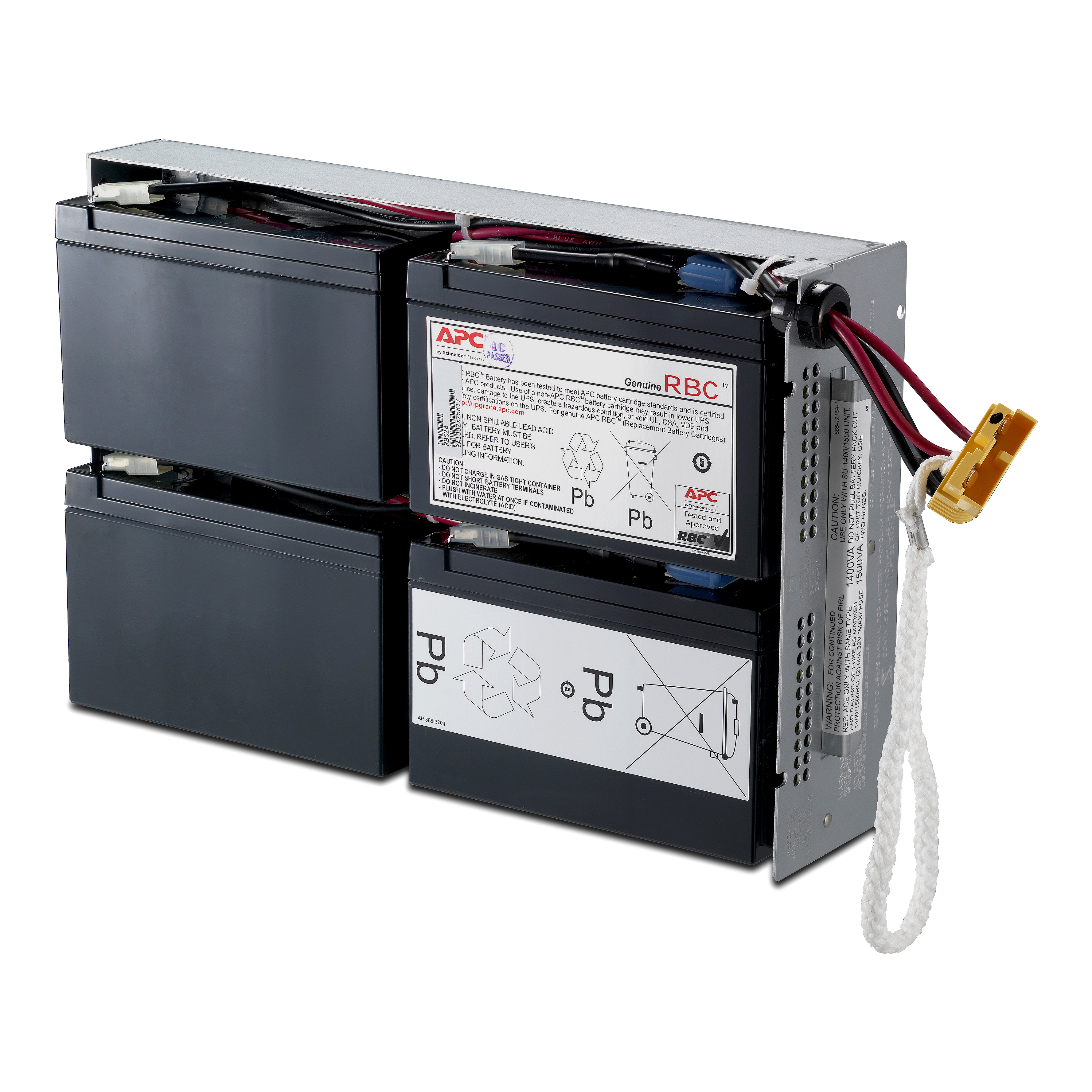 SCHNEIDER ELECTRIC - Cartuccia batteria di ricambio APC n. 24 con 2 anni di garanzia