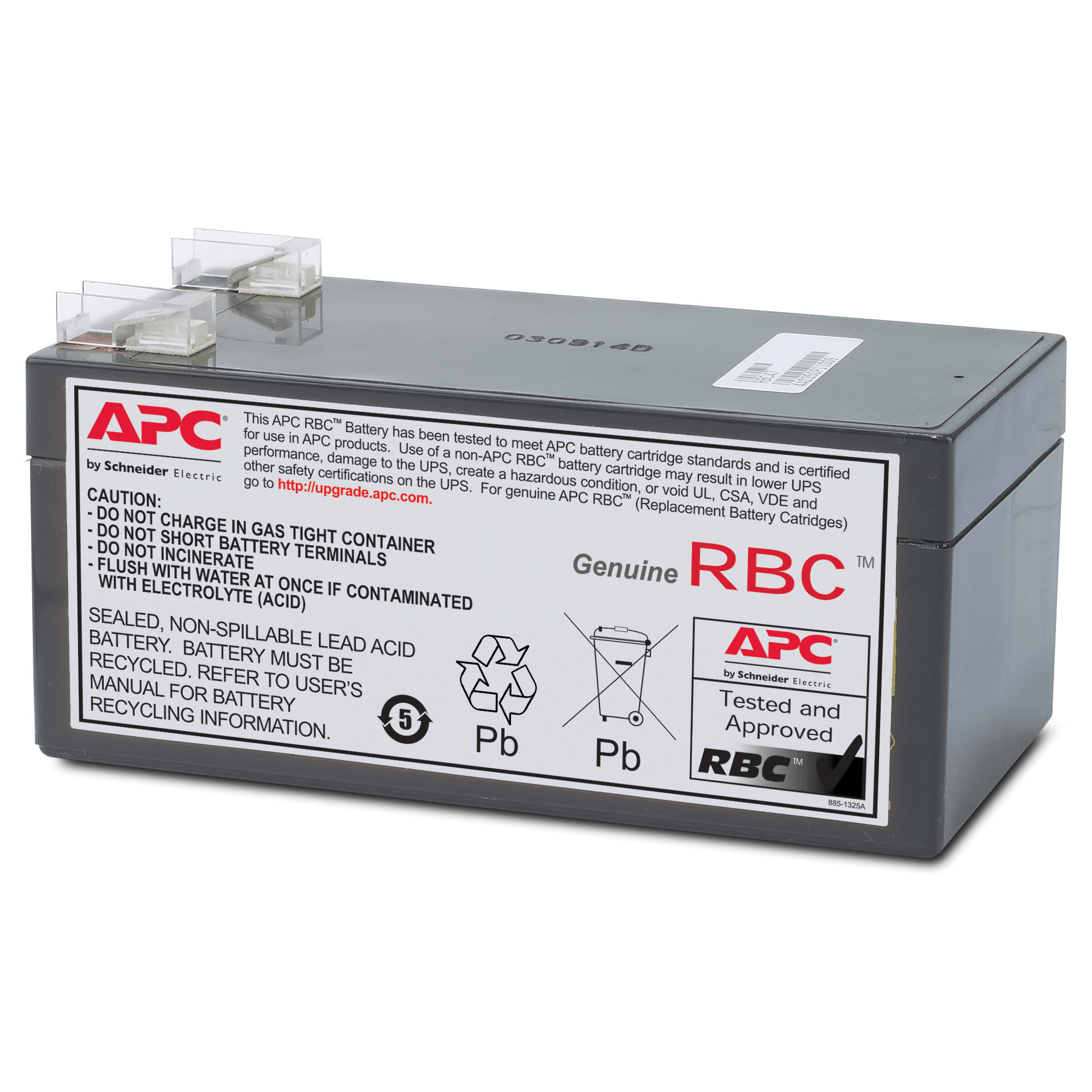 SCHNEIDER ELECTRIC - Cartuccia batteria di ricambio APC n. 47 con 2 anni di garanzia