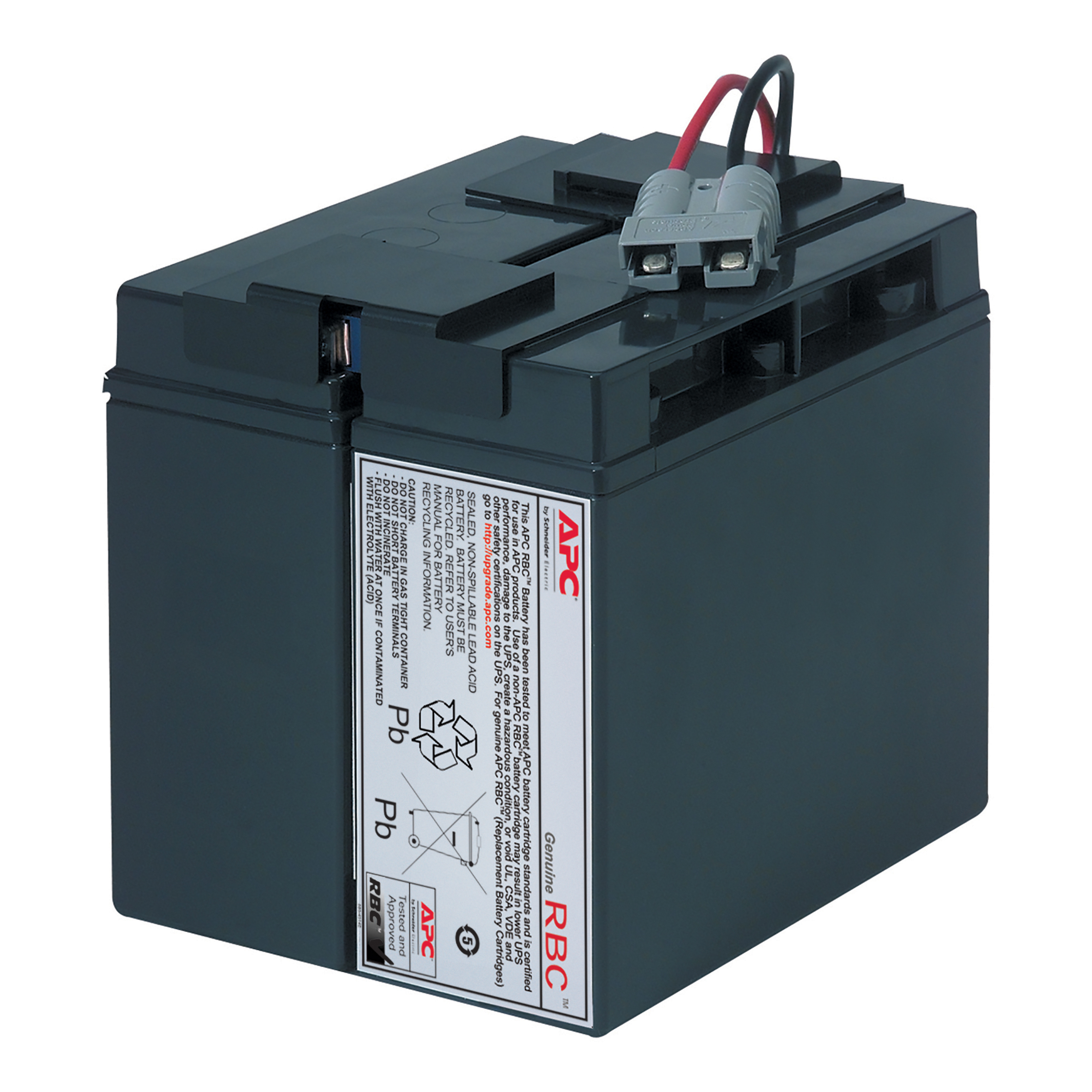 SCHNEIDER ELECTRIC - Cartuccia batteria di ricambio APC n. 7 con 2 anni di garanzia