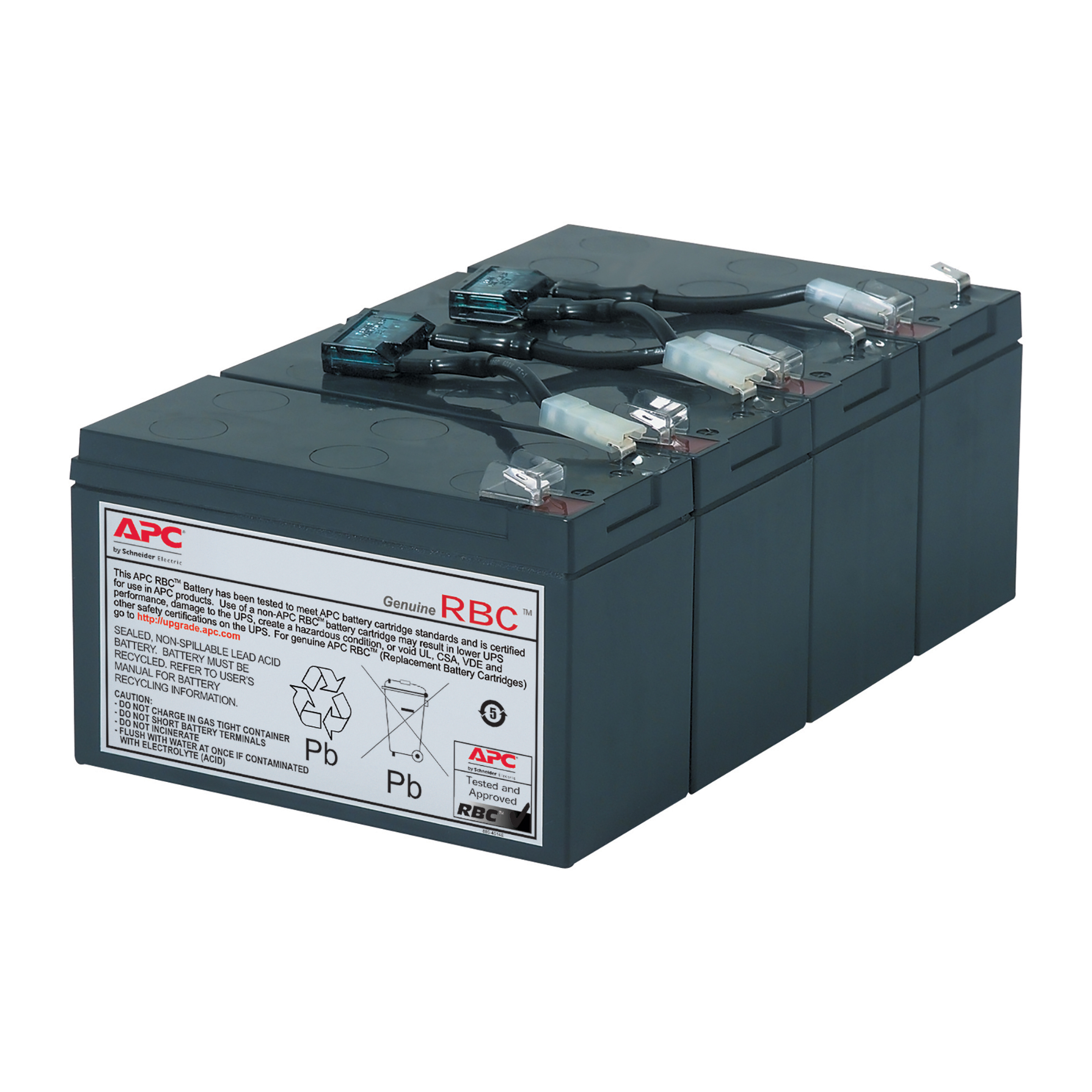 SCHNEIDER ELECTRIC - Cartuccia batteria di ricambio APC n. 8 con 2 anni di garanzia
