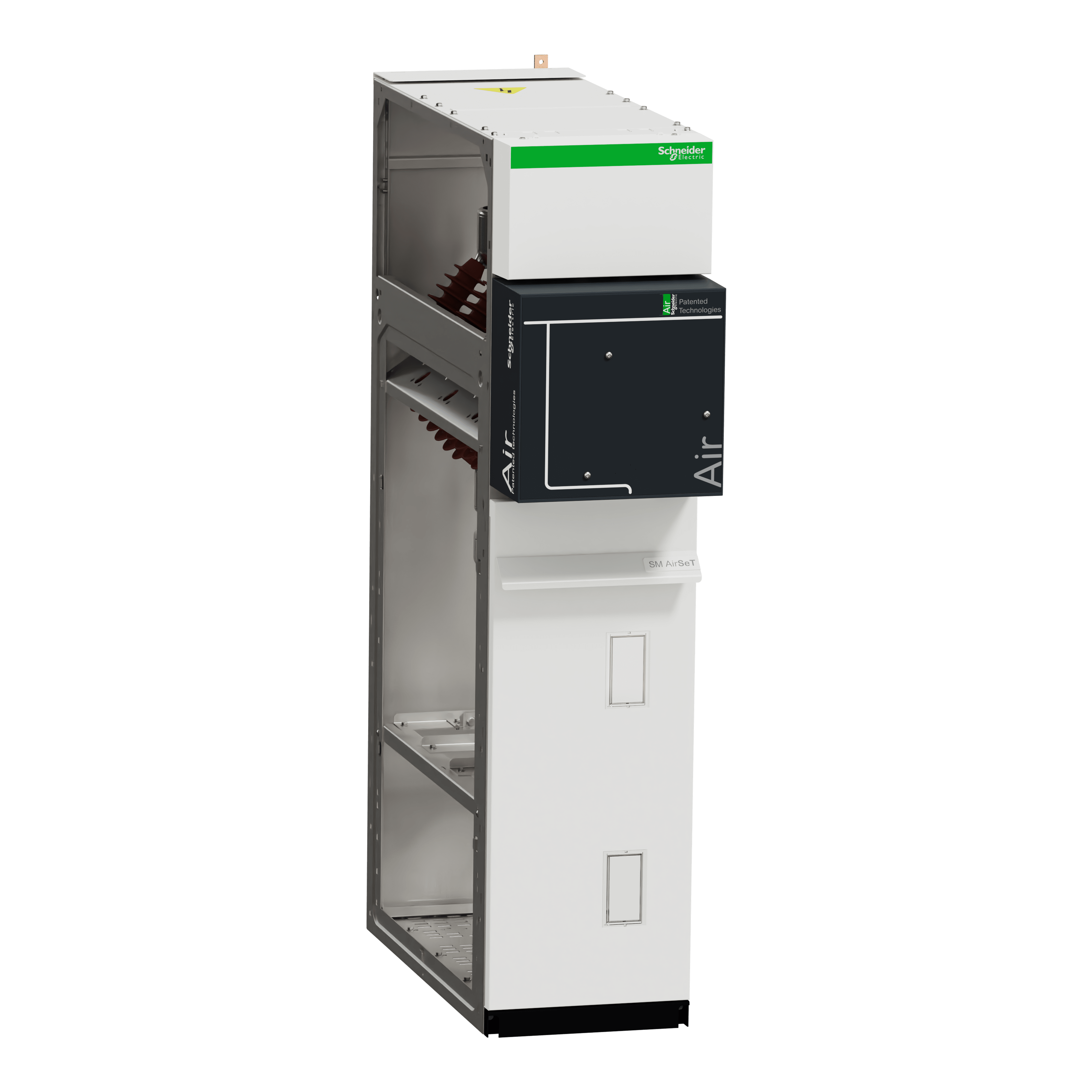 SCHNEIDER ELECTRIC - Quadro MT secondaria isolato in aria, SM AirSeT, 24kV, GBM, sx, 12,5kA 1s, AFL, 20kV
