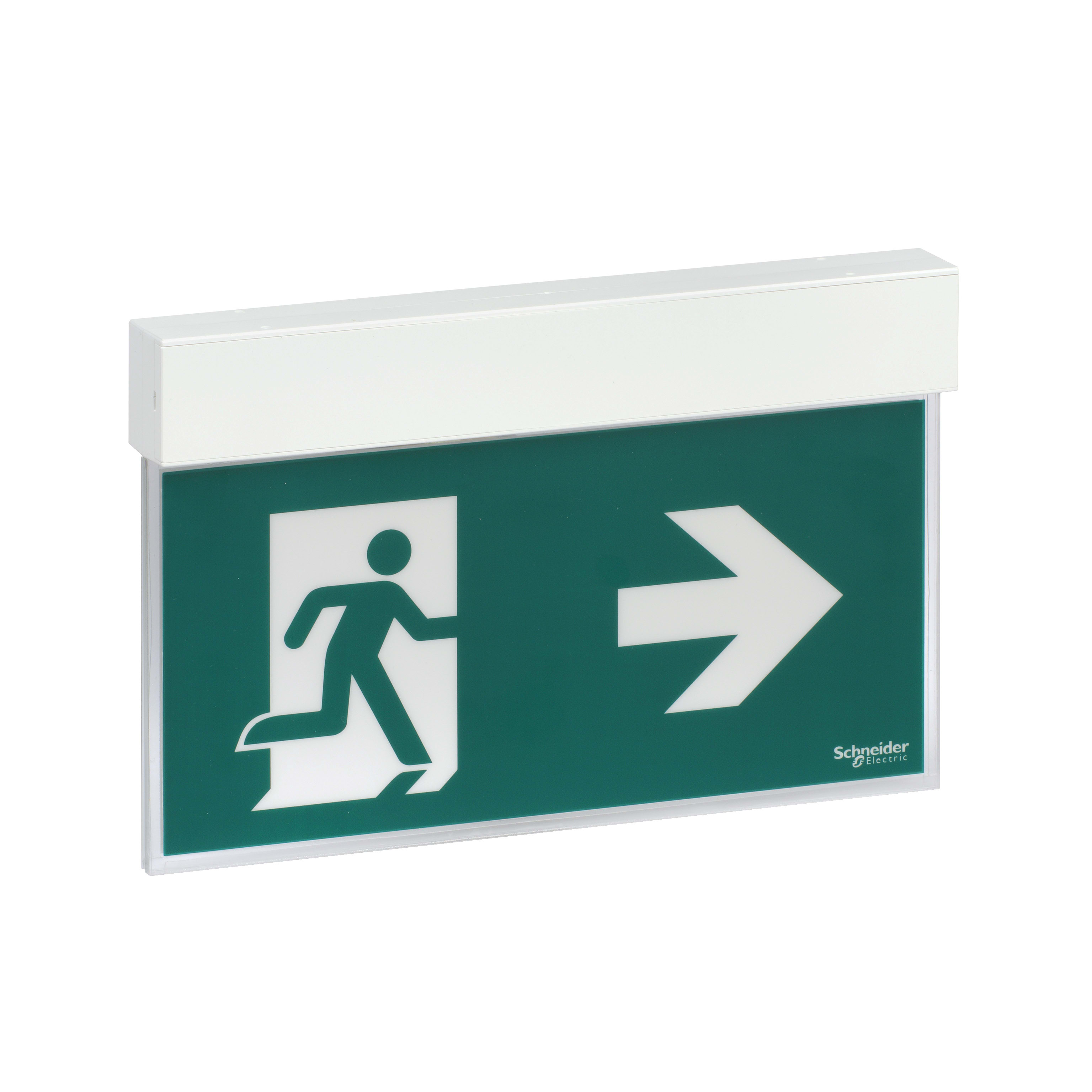 SCHNEIDER ELECTRIC - Exiway Easysign, IP40, Autoalimentato Standard, Permanente (SA) / Non Permanente (SE), 30m, 1,5h, Apparecchio di segnalazione di sicurezza