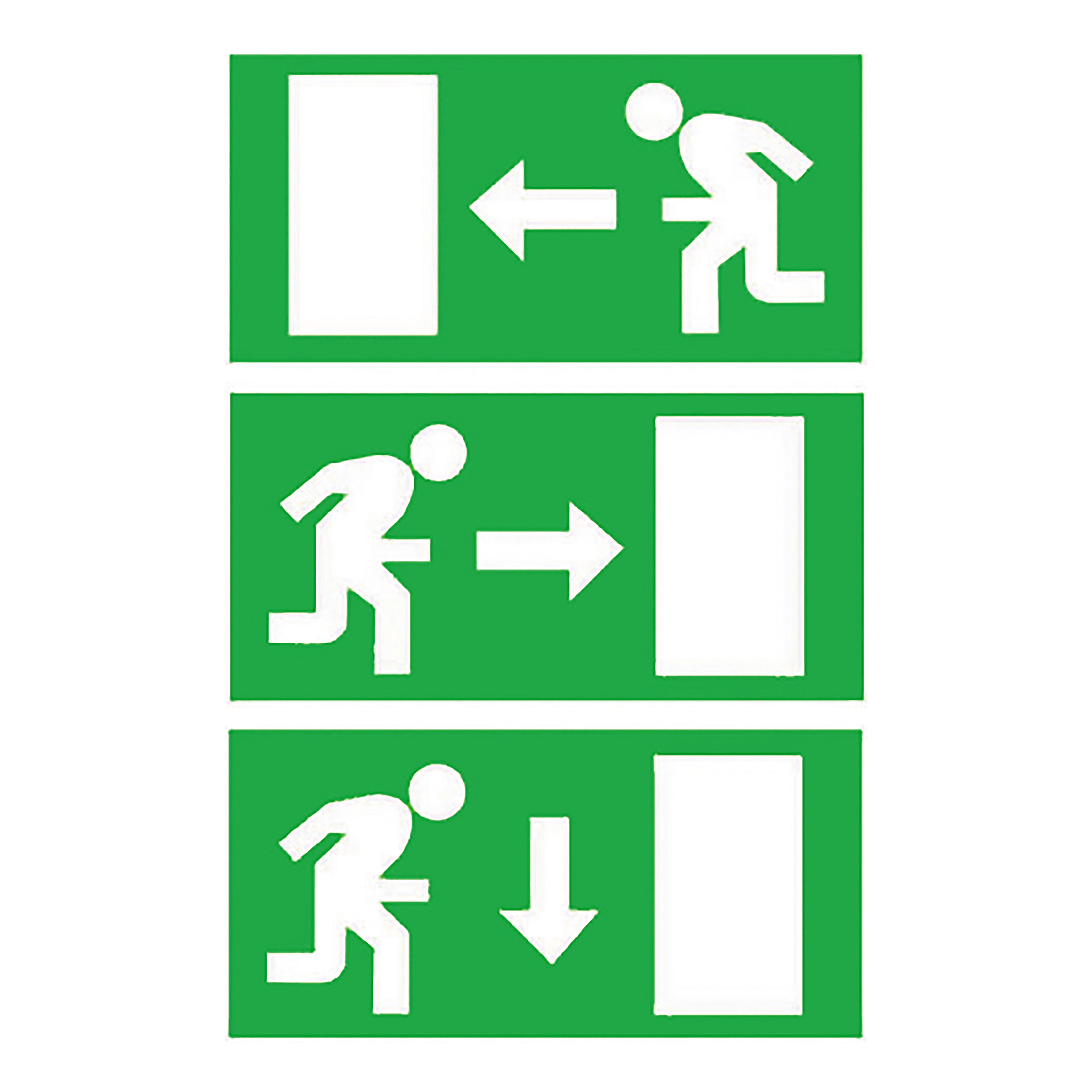 SCHNEIDER ELECTRIC - 3 Pittogrammi Destro, Sinistro, Basso, Rilux LED T5, Accessorio di segnalazione