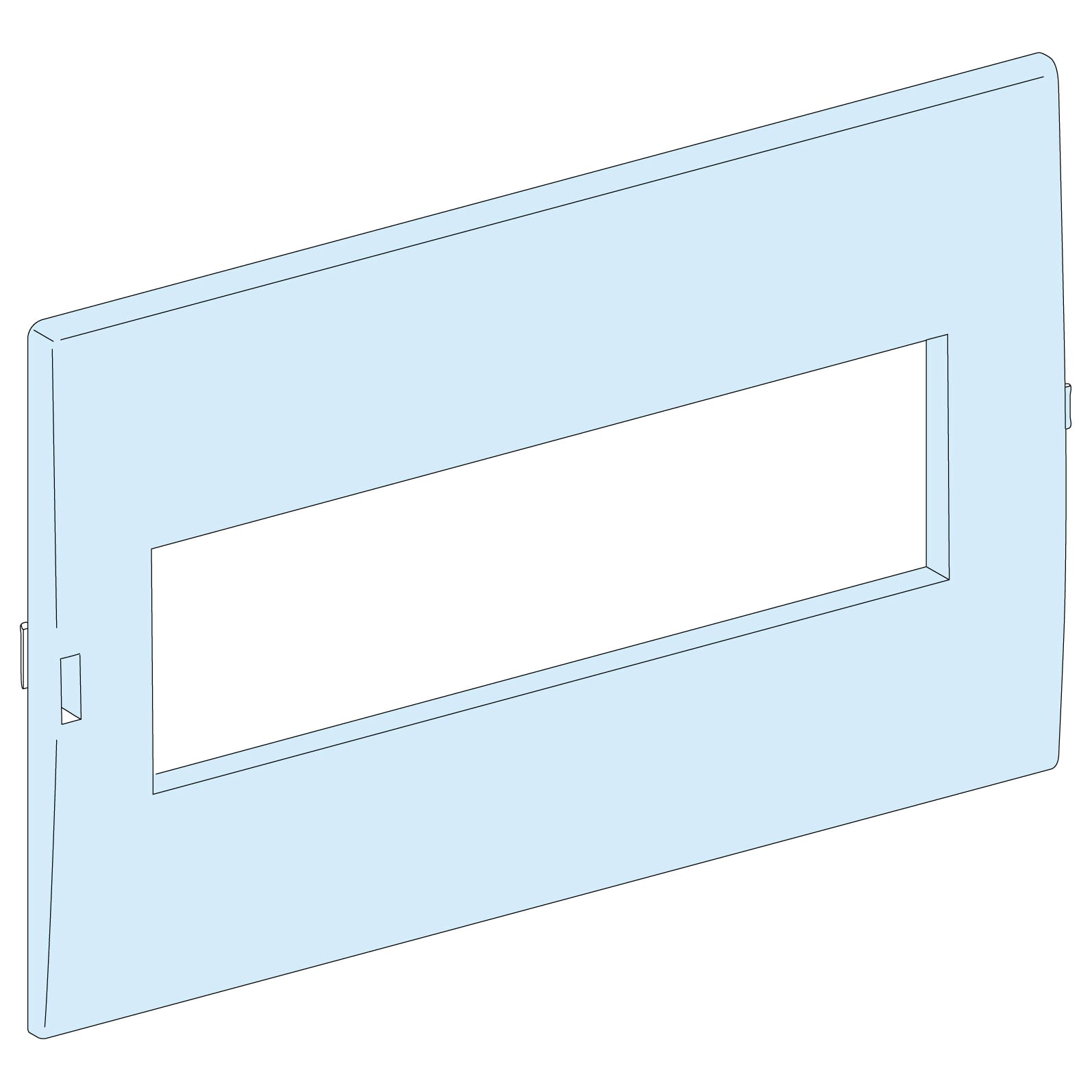 SCHNEIDER ELECTRIC - Pannello modulare grigio per Mureva Enclosures 12 moduli