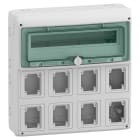 SCHNEIDER ELECTRIC - Quadro Mureva Enclosures IP65 18+1 moduli 8 prese da incasso