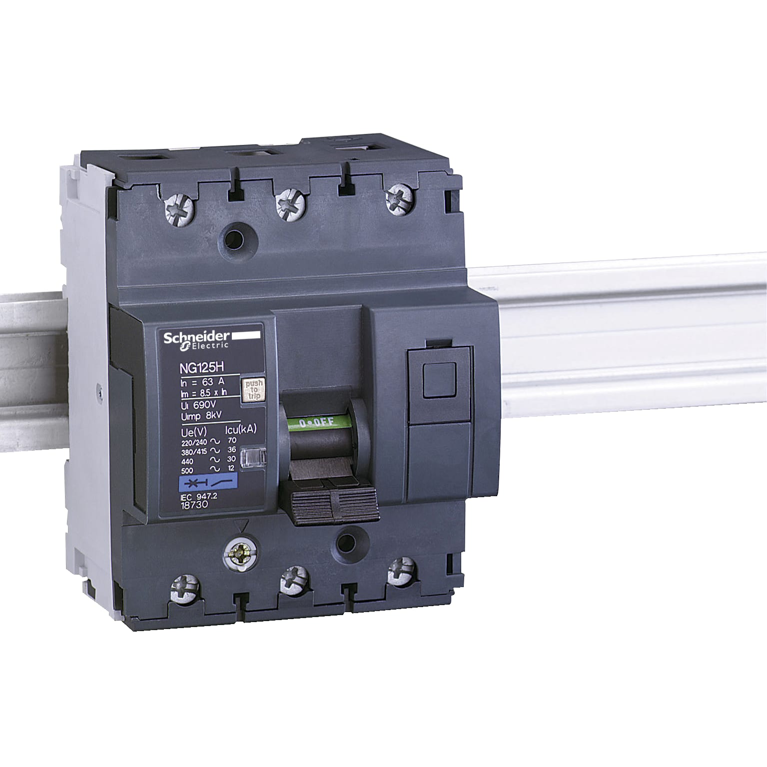 SCHNEIDER ELECTRIC - Interruttore magnetotermico NG125H 3P C 25A 36kA