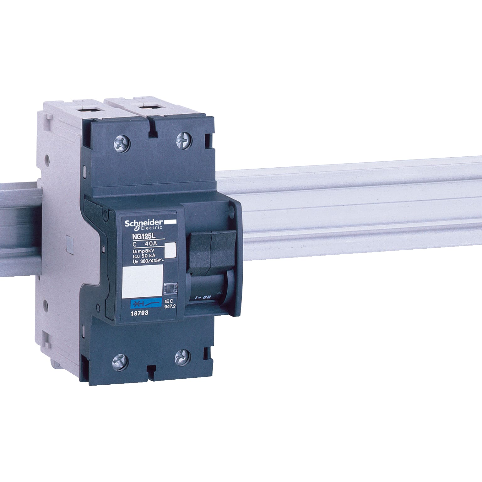 SCHNEIDER ELECTRIC - Interruttore magnetotermico NG125L 2P D 50A 50kA