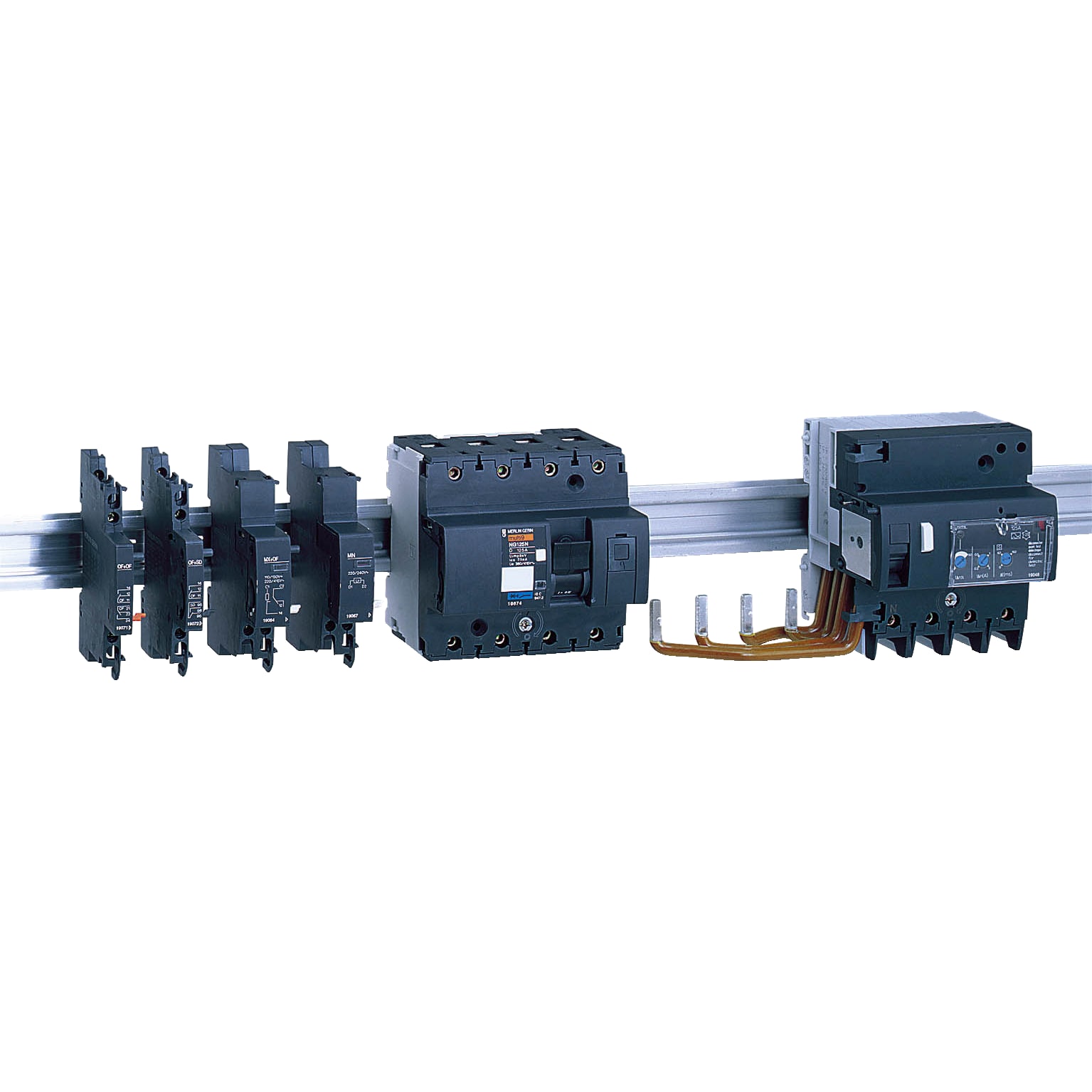 SCHNEIDER ELECTRIC - Sganciatore lancio corrente MX+OF 220/415Vca per NG125