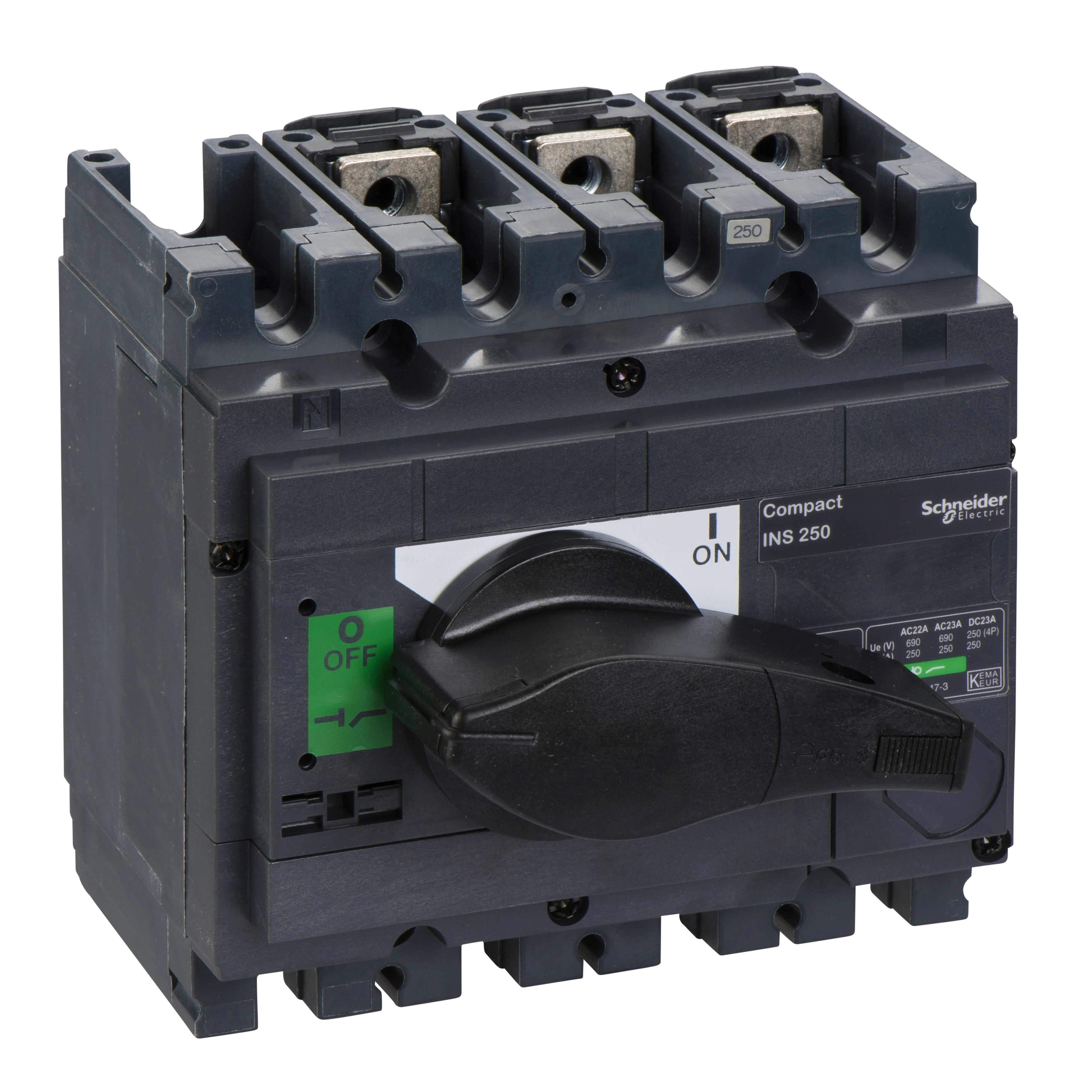 SCHNEIDER ELECTRIC - Interruttore / sezionatore Compact INS250 - 250 A - 3 poli