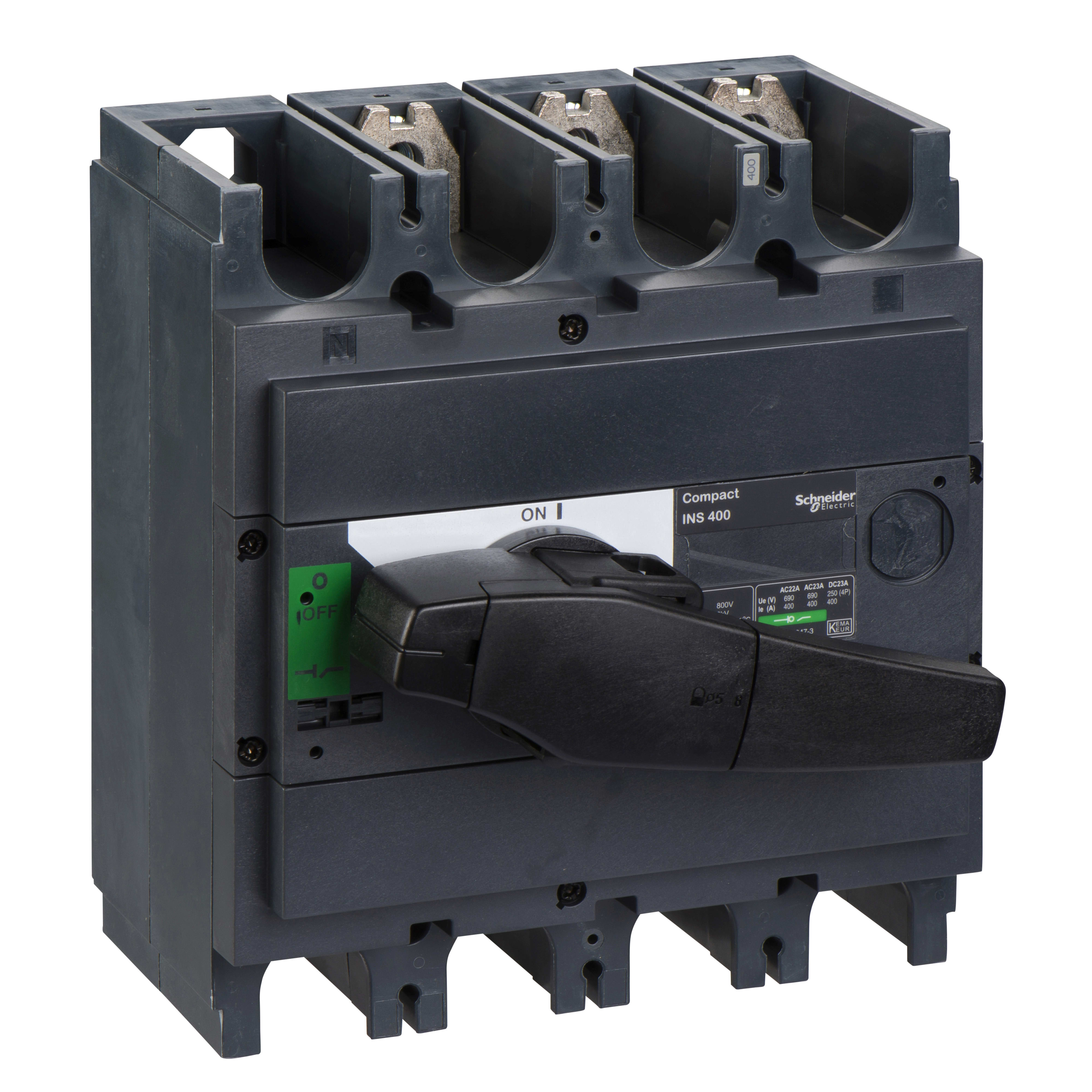 SCHNEIDER ELECTRIC - Interruttore / sezionatore Compact INS400 - 400 A - 3 poli