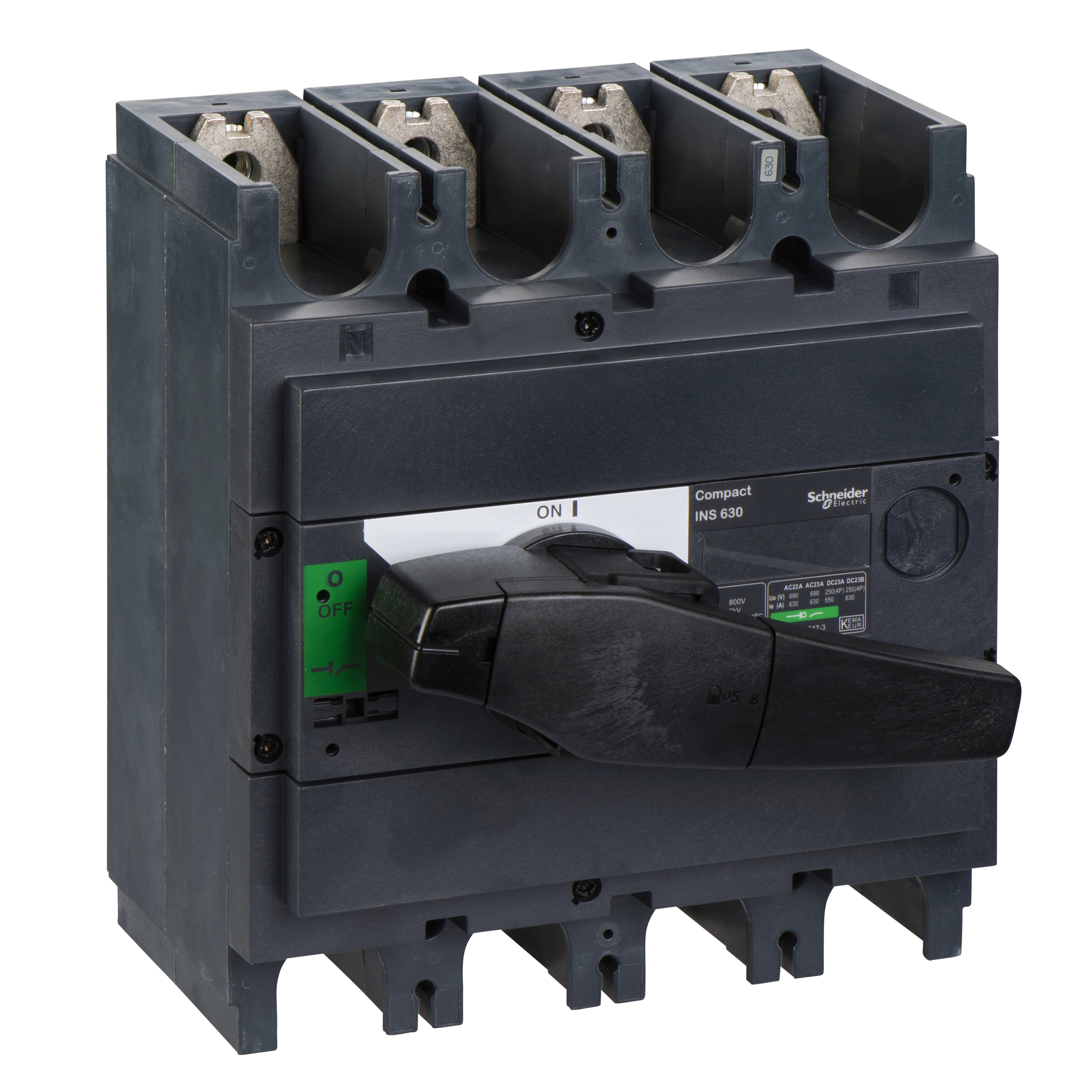 SCHNEIDER ELECTRIC - Interruttore / sezionatore Compact INS630 - 630 A - 4 poli