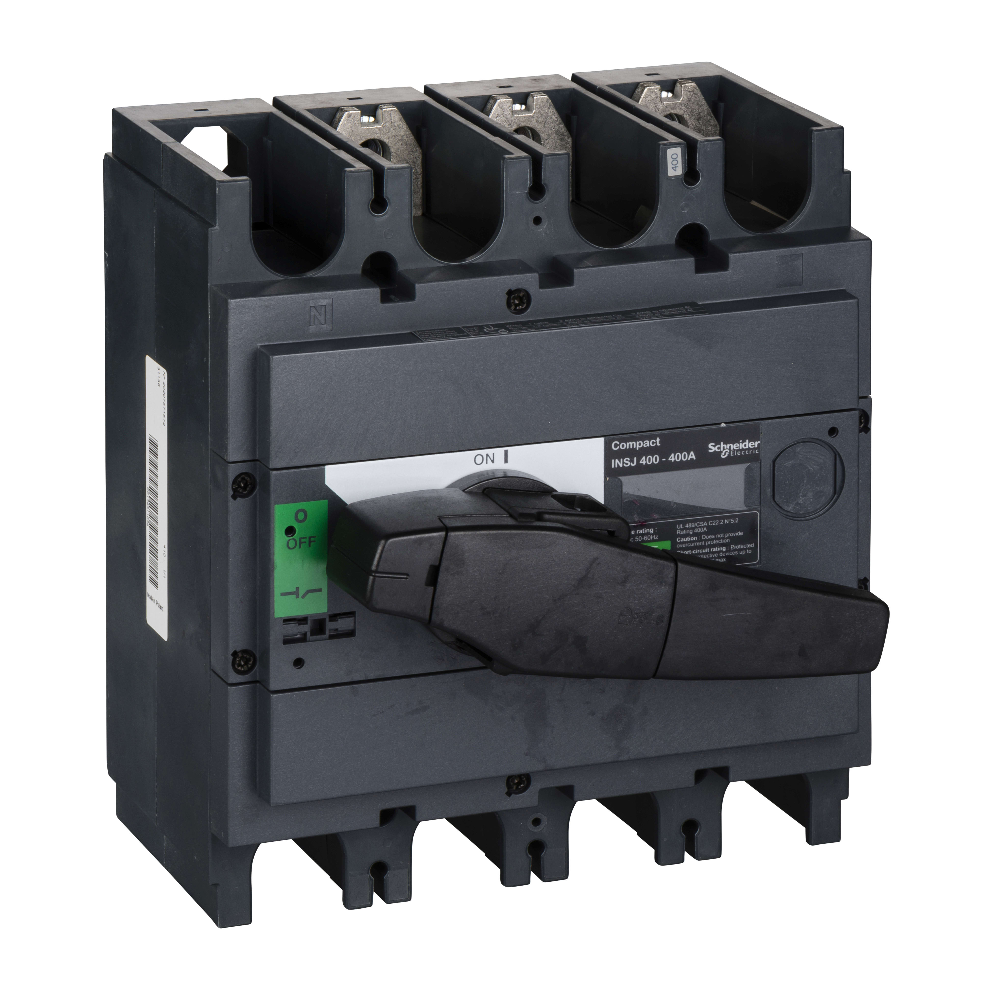 SCHNEIDER ELECTRIC - INSJ400 400A 3P MANOPOLA NERA