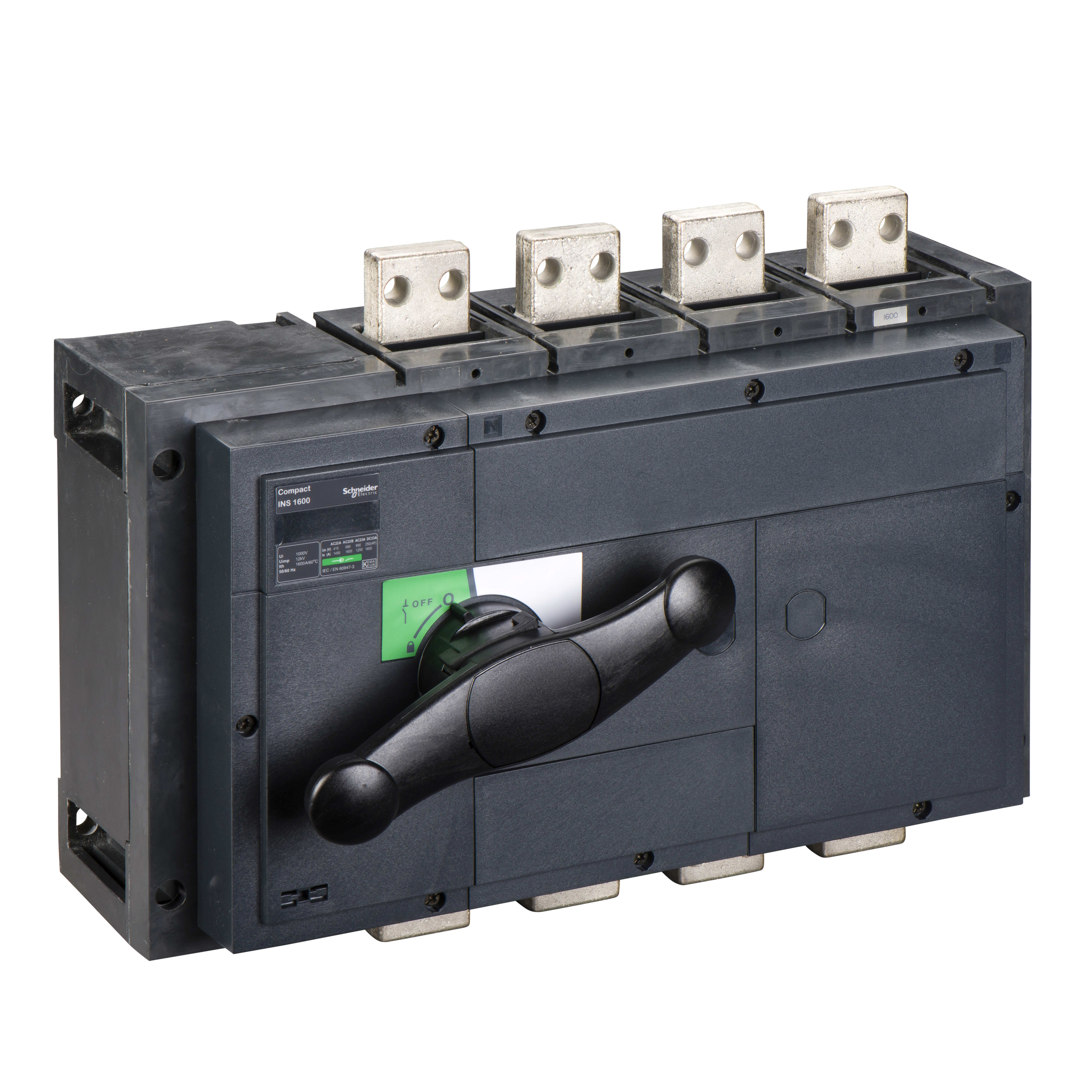 SCHNEIDER ELECTRIC - Interruttore / sezionatore Compact INS1600 - 1600 A - 4 poli