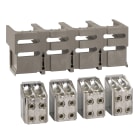 SCHNEIDER ELECTRIC - 4 connettori - Per 4 x 240 mm² - Cavi nudi e 1 copriconnettore