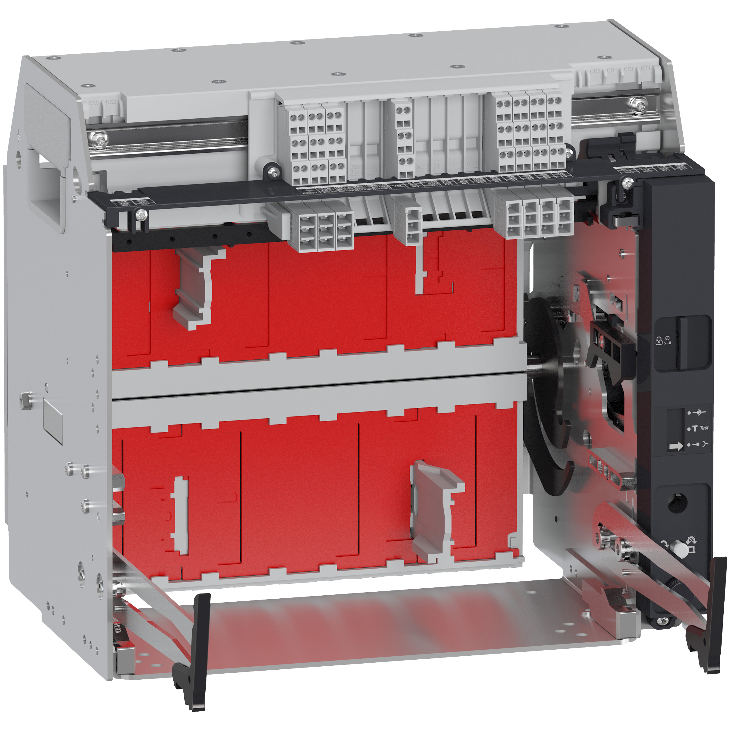 SCHNEIDER ELECTRIC - Telaio estraibile senza connessioni - 4 poli - Per NS1600