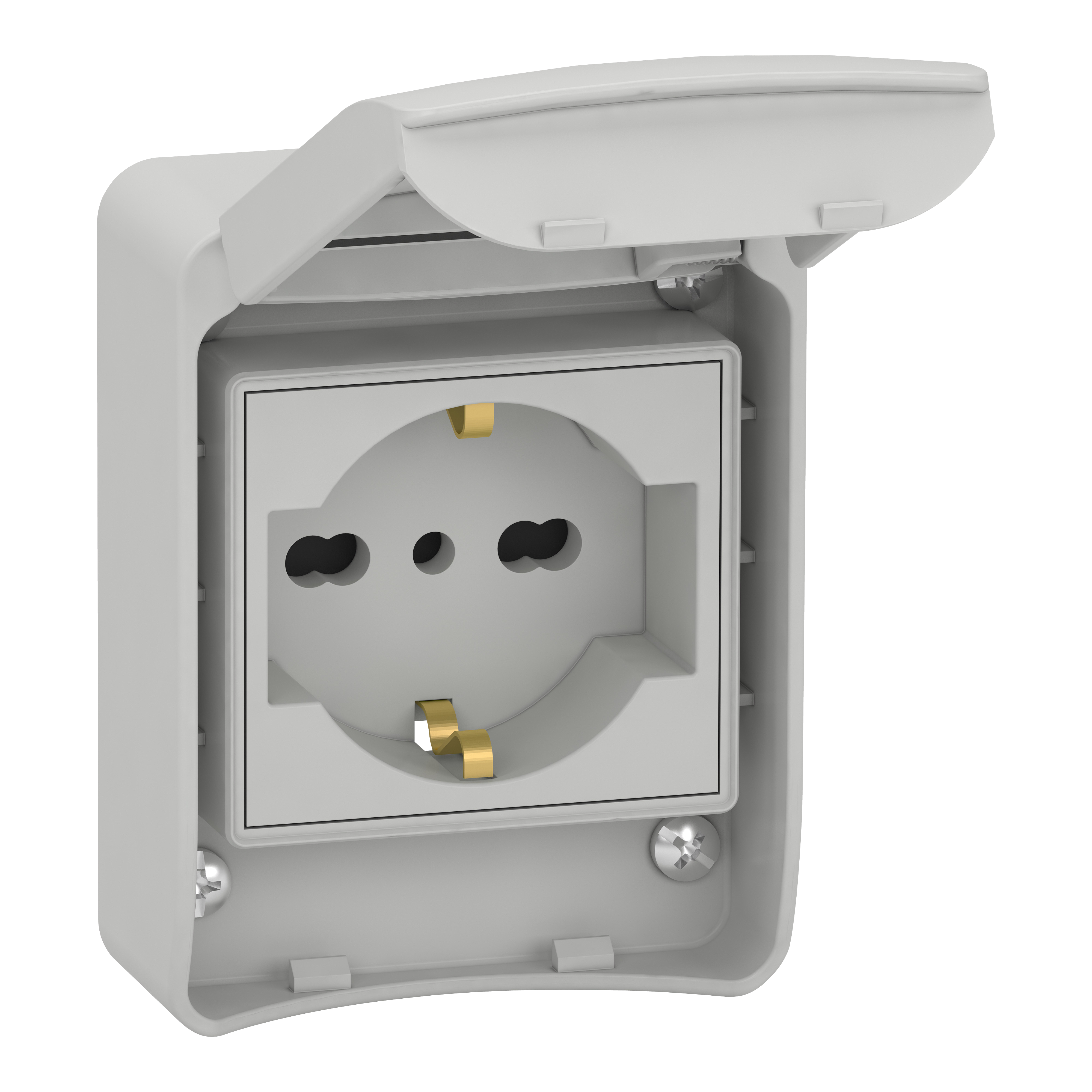 SCHNEIDER ELECTRIC - Presa da incasso Schuko + bipasso 10/16A 250V 2P+T