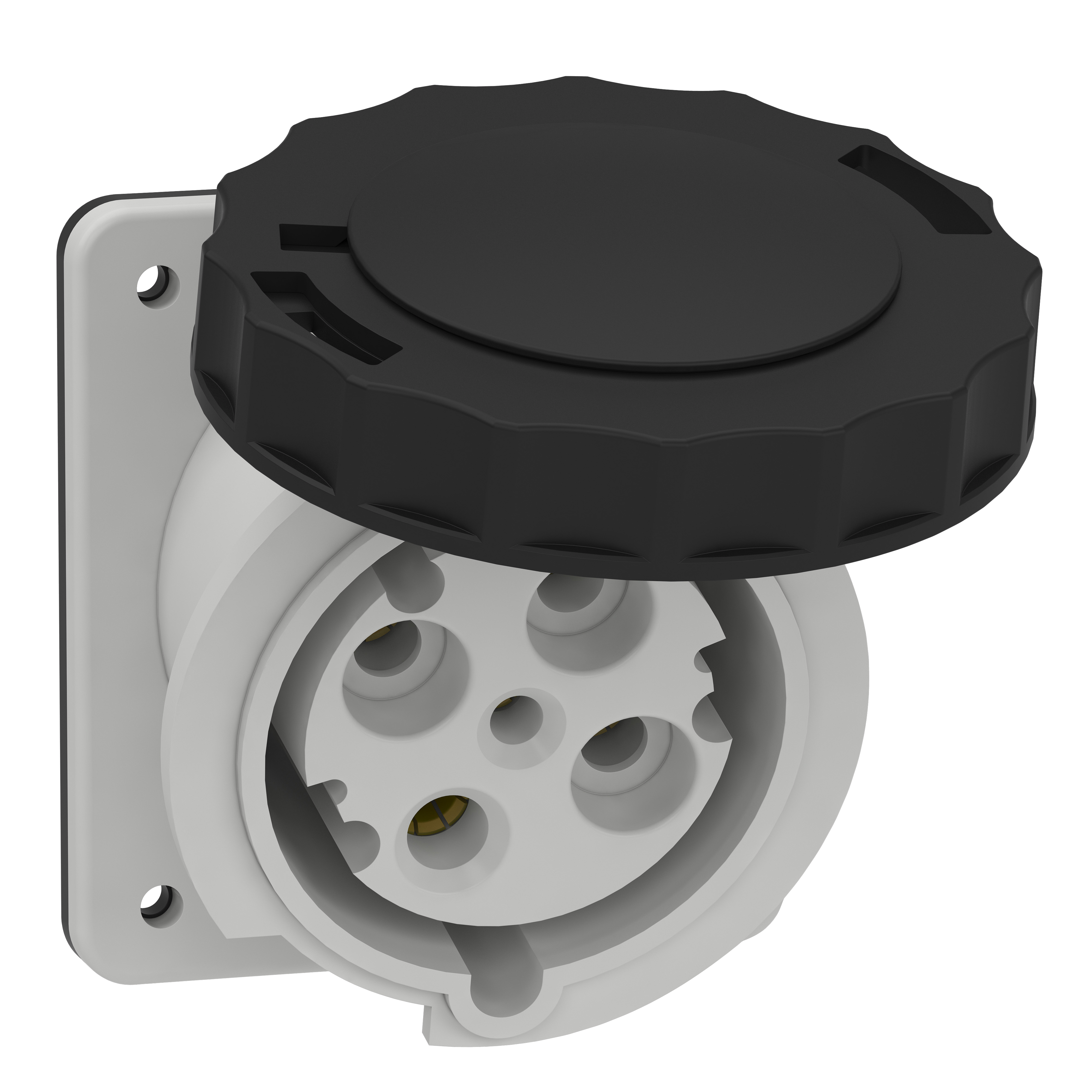 SCHNEIDER ELECTRIC - Presa fissa BT da incasso inclinata IP67 63A 500V 3P+T
