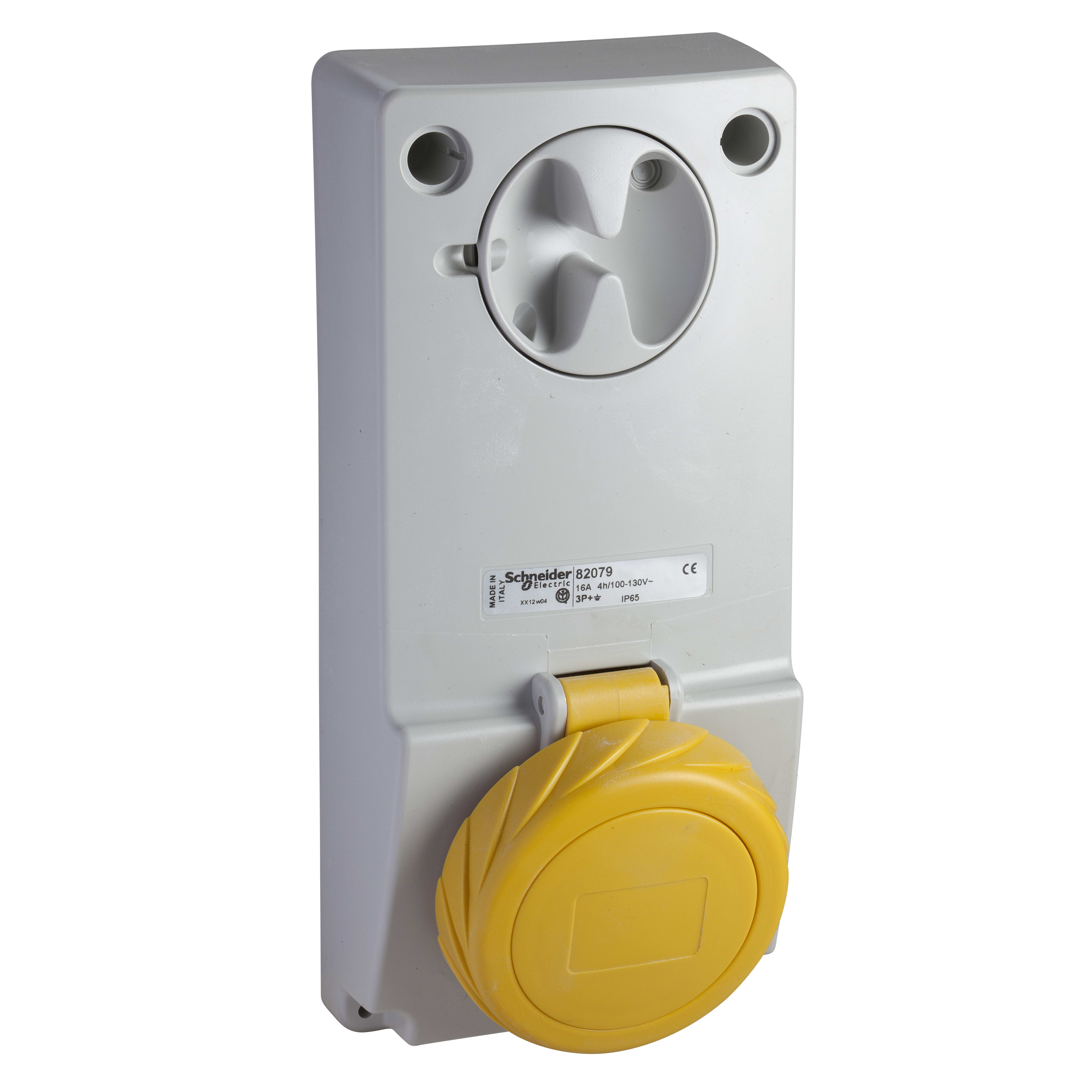 SCHNEIDER ELECTRIC - Presa da incasso interbloccata Unika IP65 16A 110V 2P+T