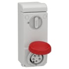 SCHNEIDER ELECTRIC - Presa da parete interbloccata Unika IP65 16A 380V 3P+N+T
