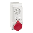 SCHNEIDER ELECTRIC - Presa da parete interbloccata fusibilata Unika IP44 32A 380V 3P+T
