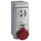 SCHNEIDER ELECTRIC - Presa da parete interbloccata fusibilata Unika IP65 32A 380V 3P+T