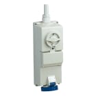 SCHNEIDER ELECTRIC - Presa da parete interbloccata fusibilata Isoblock IP65 32A 220V 2P+T