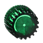 SCHNEIDER ELECTRIC - Harmony 9001K, Harmony 9001SK, capsula, policarbonato, verde, con scanalatura, 30 mm, per pulsante luminoso