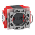 SCHNEIDER ELECTRIC - Pulsante di arresto di emergenza non luminoso, Harmony 9001K/Harmony 9001SK, KR/SKR18, metallo/plastica, 2NC, preassemblato e non smontabile