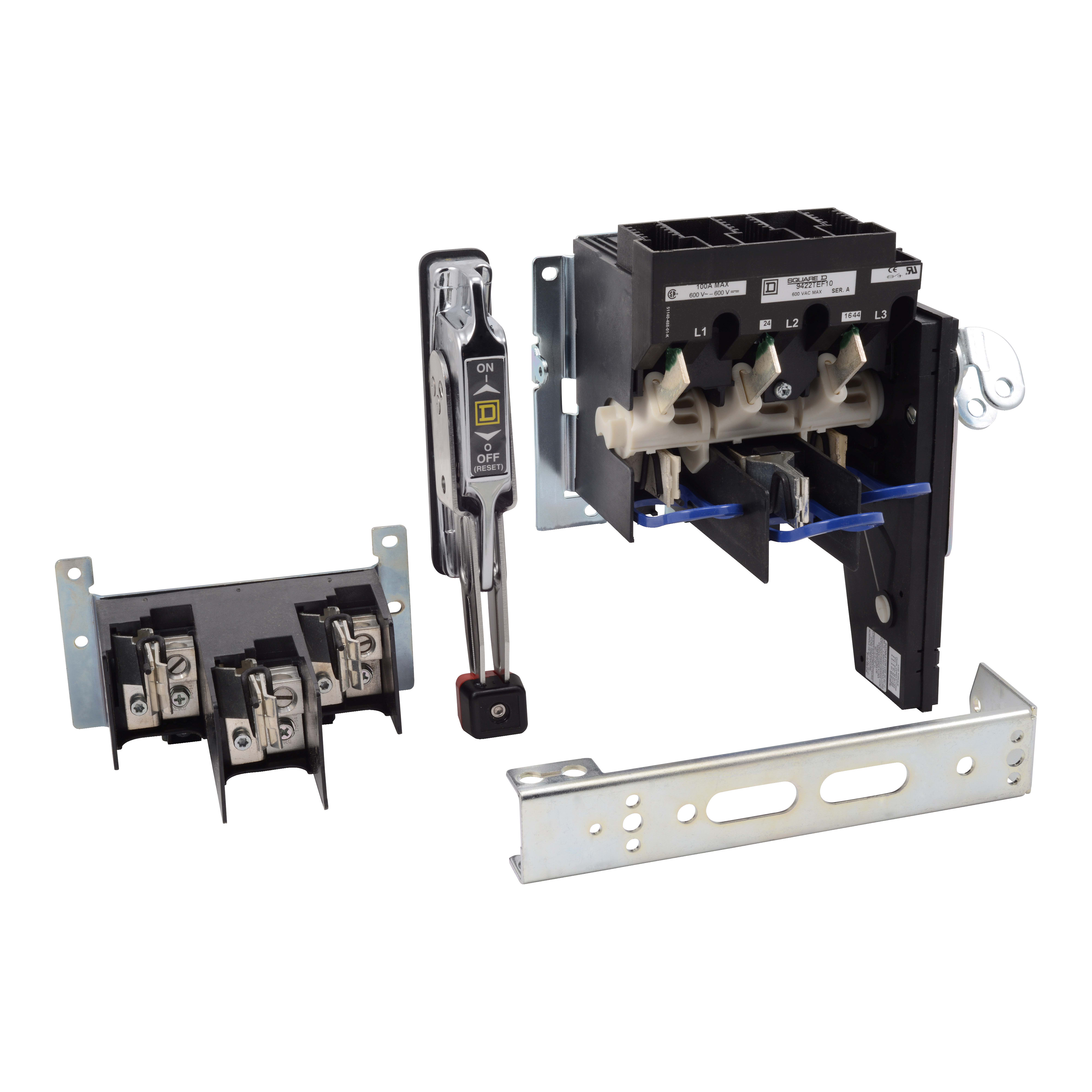 SCHNEIDER ELECTRIC - Interruttore A2 manovra + meccanismo fusibile 100A 600 Vca