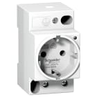 SCHNEIDER ELECTRIC - Presa iPC 2P+T 16A 250Vca tedesca con spia