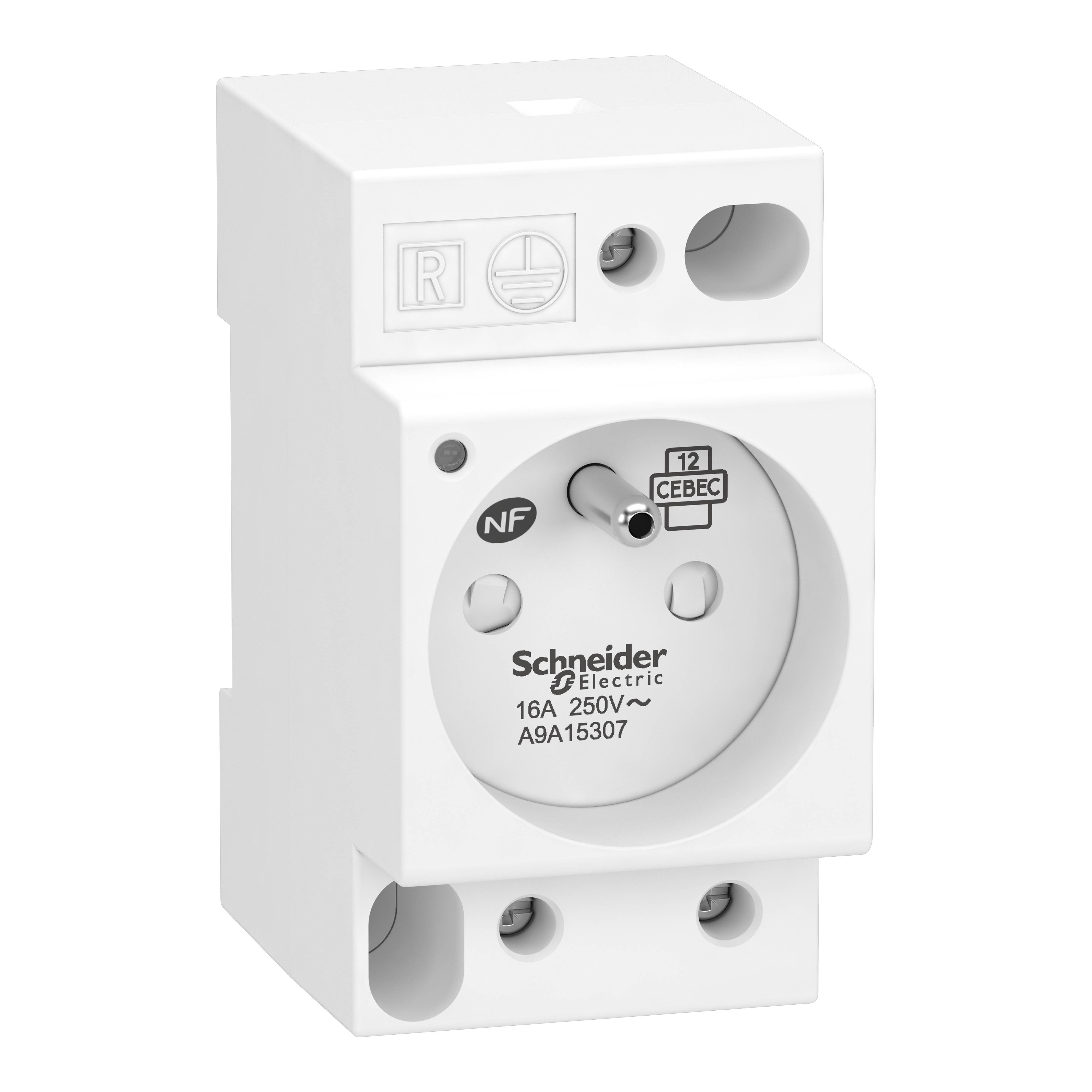 SCHNEIDER ELECTRIC - Presa iPC 2P+T 16A 250Vca francese con spia