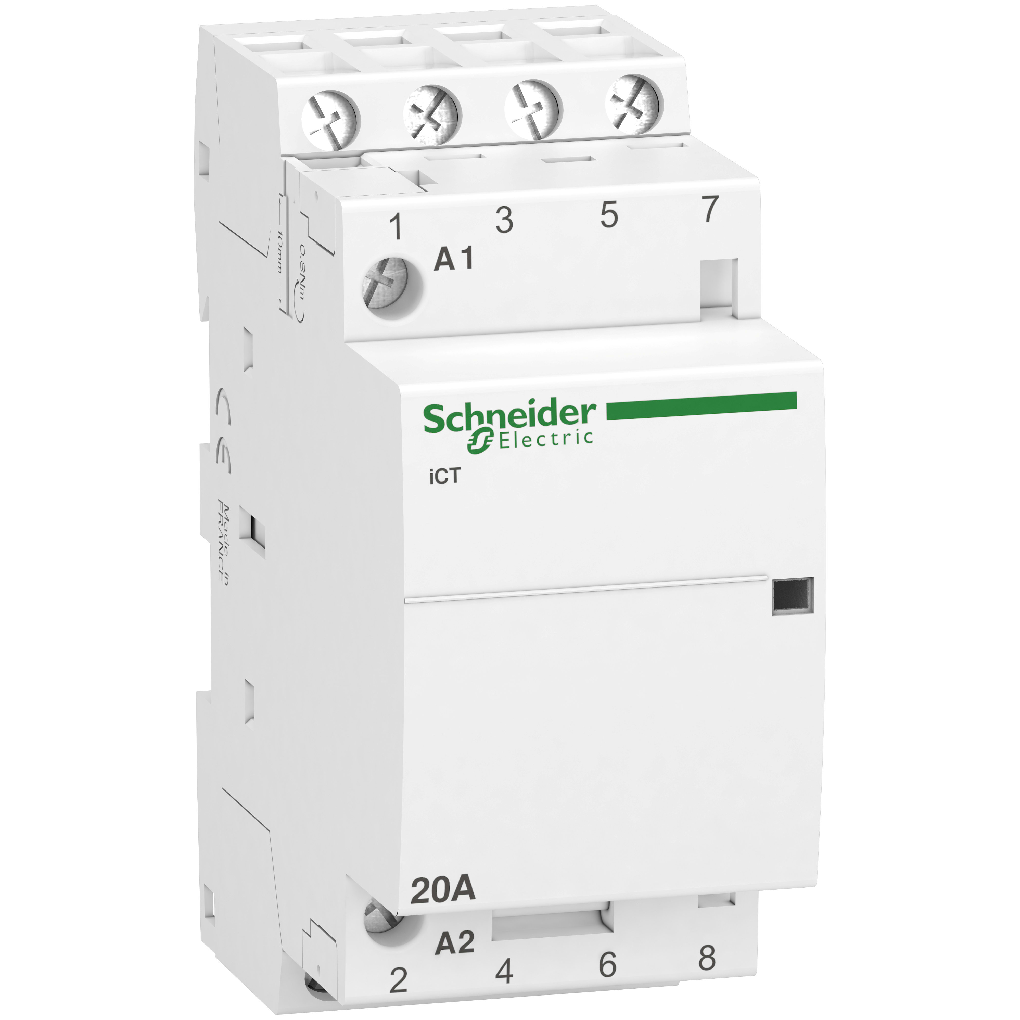 SCHNEIDER ELECTRIC - Contattore iCT 4NA 20A comando 230÷240Vca