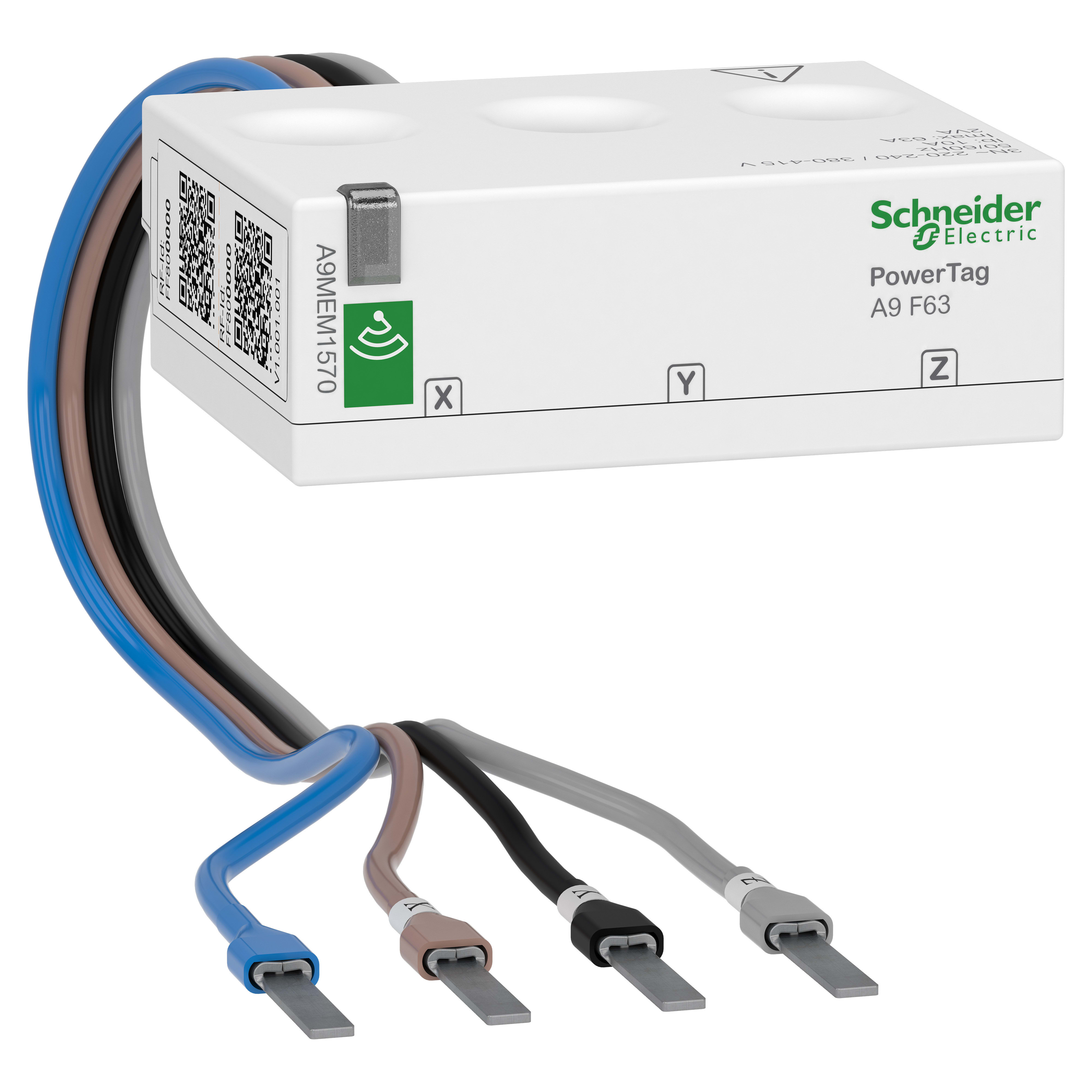 SCHNEIDER ELECTRIC - PowerTag wireless F63A 3PN monte valle