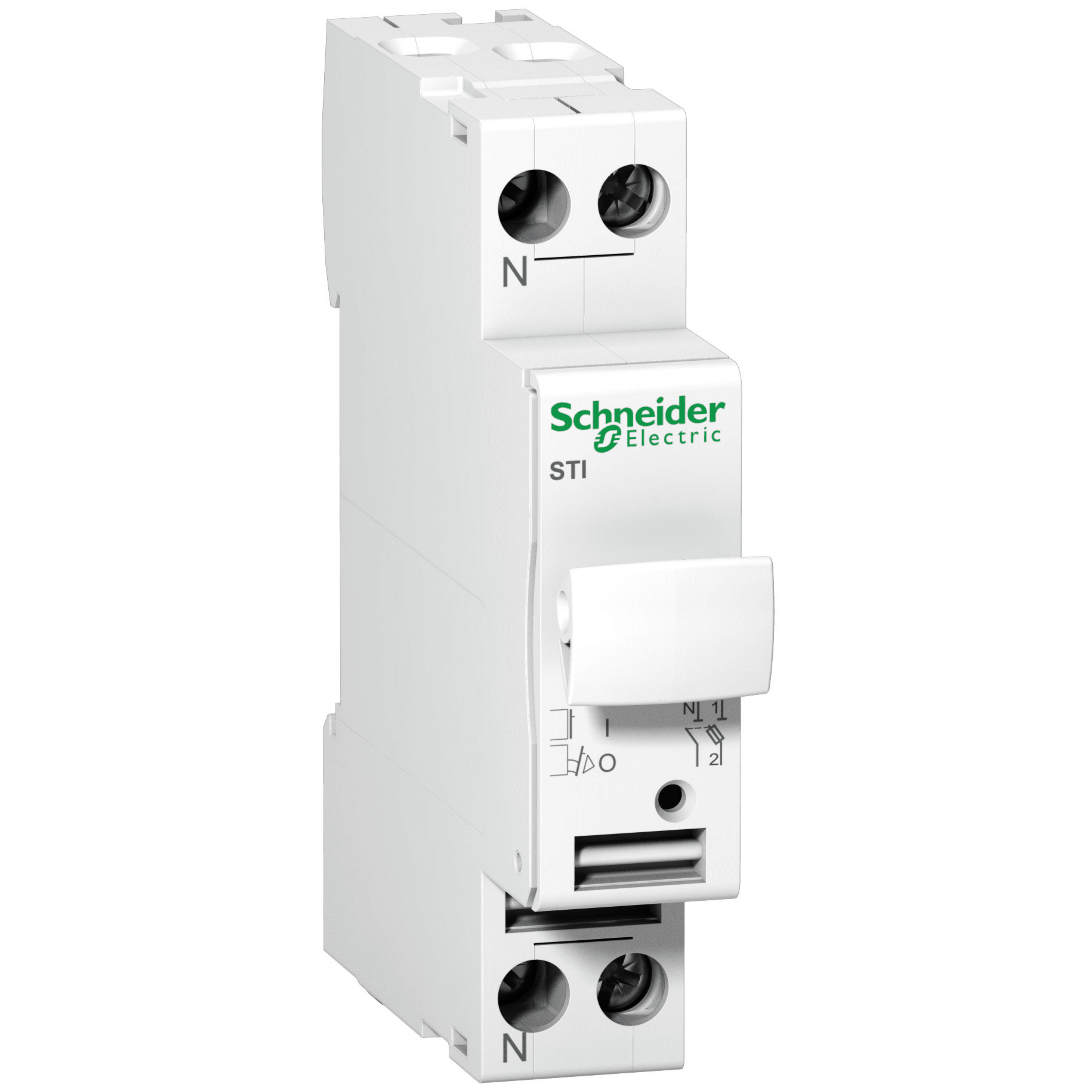 SCHNEIDER ELECTRIC - Base portafusibile STI - 1P+N - 8.5x31.5 - 400 Vca