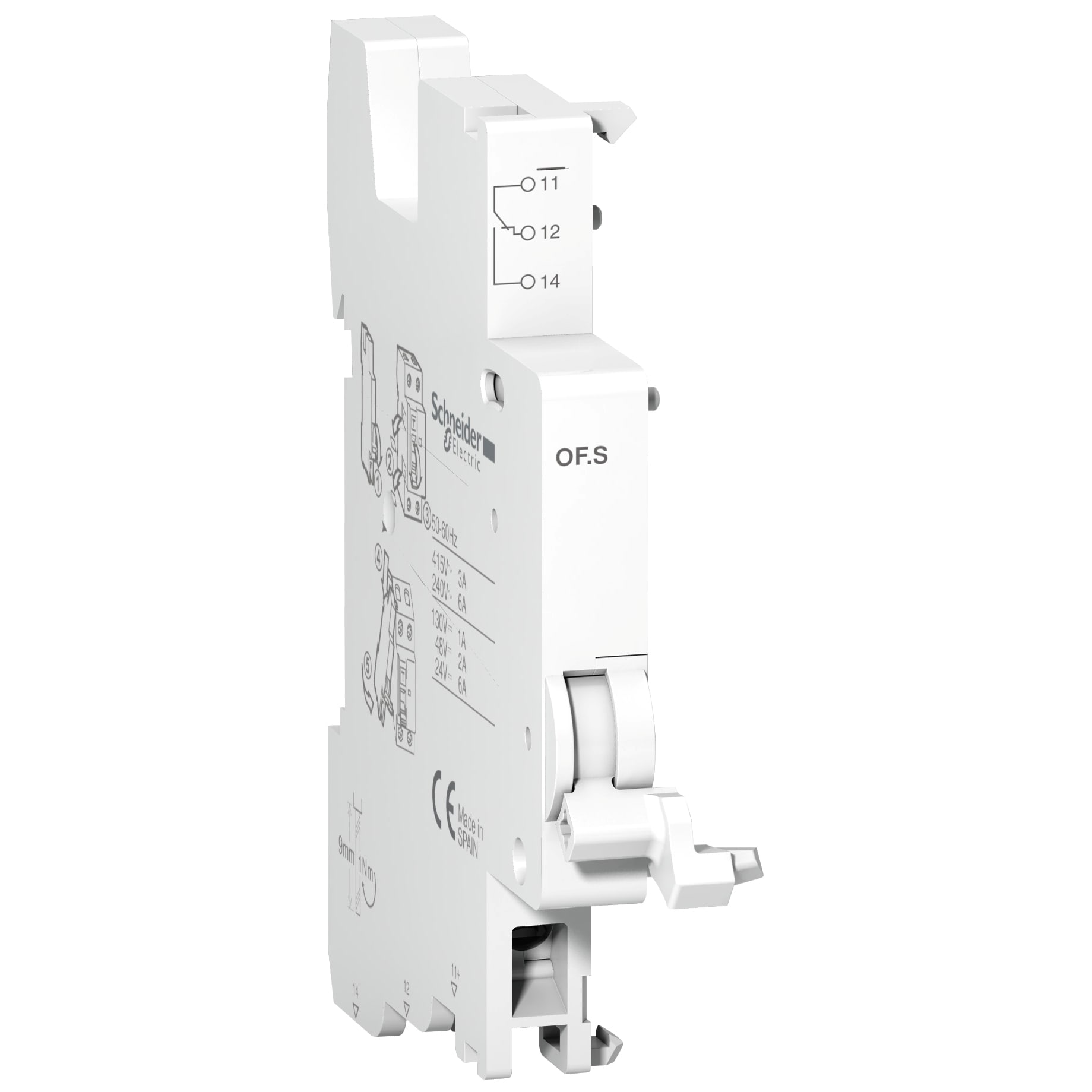 SCHNEIDER ELECTRIC - Contatto aperto-chiuso Acti9&nbsp;OF.S&nbsp;per C120, C60H-DC, C60PV-DC, C60NA-DC, SW60-DC