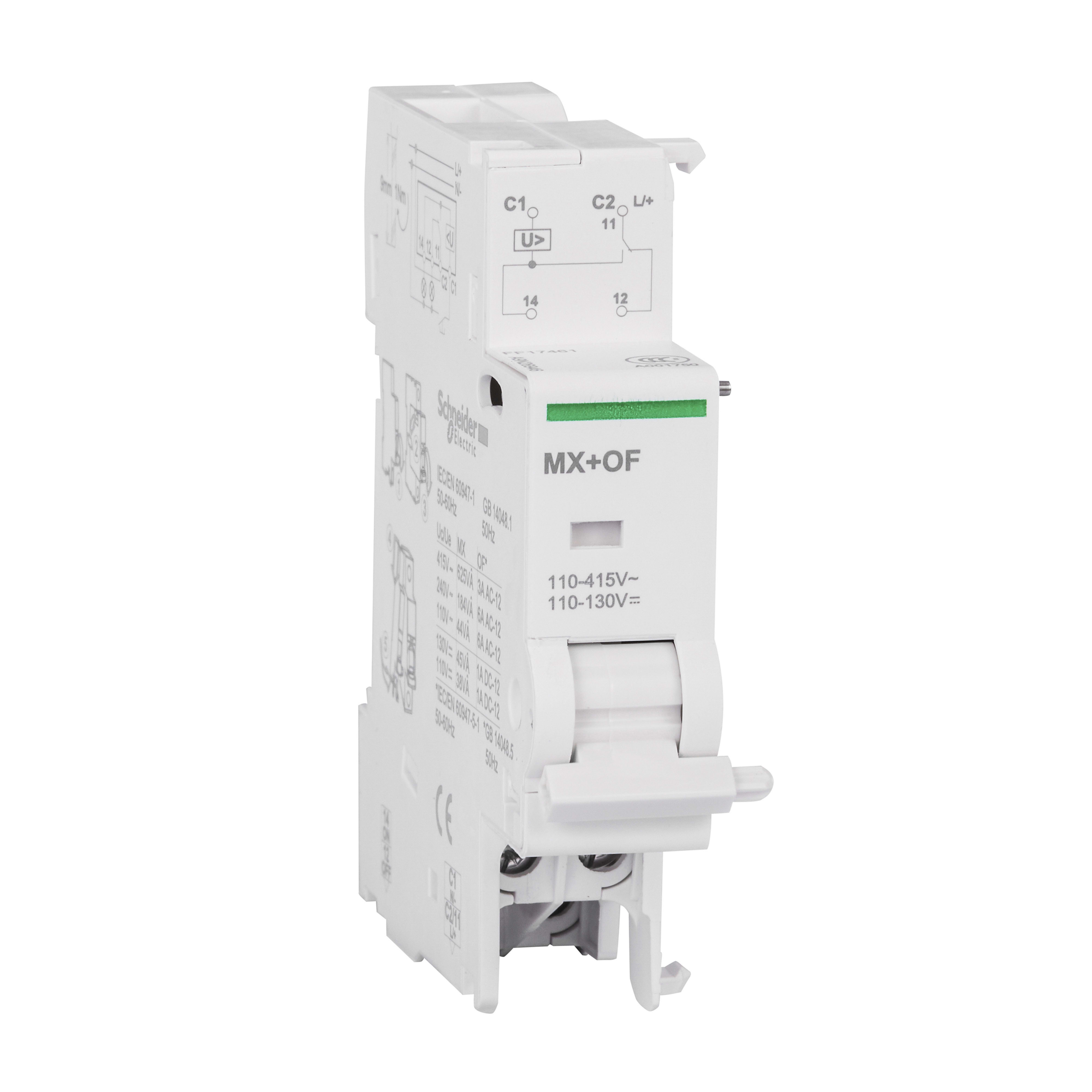 SCHNEIDER ELECTRIC - Sganciatore lancio corrente Acti9 MX+OF 110/415Vca 110/130Vcc