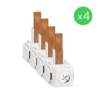 SCHNEIDER ELECTRIC - Set di 4 connettori per pettini di 1P+N