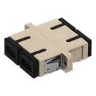 SCHNEIDER ELECTRIC - SC duplex adaptor, Actassi, multi mode, zirconia ceramic sleeve, plastic housing
