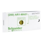 SCHNEIDER ELECTRIC - Etichetta gialla clip-in con carattere alfabetico E - set di 200 - [prezzo per 1000 pz]