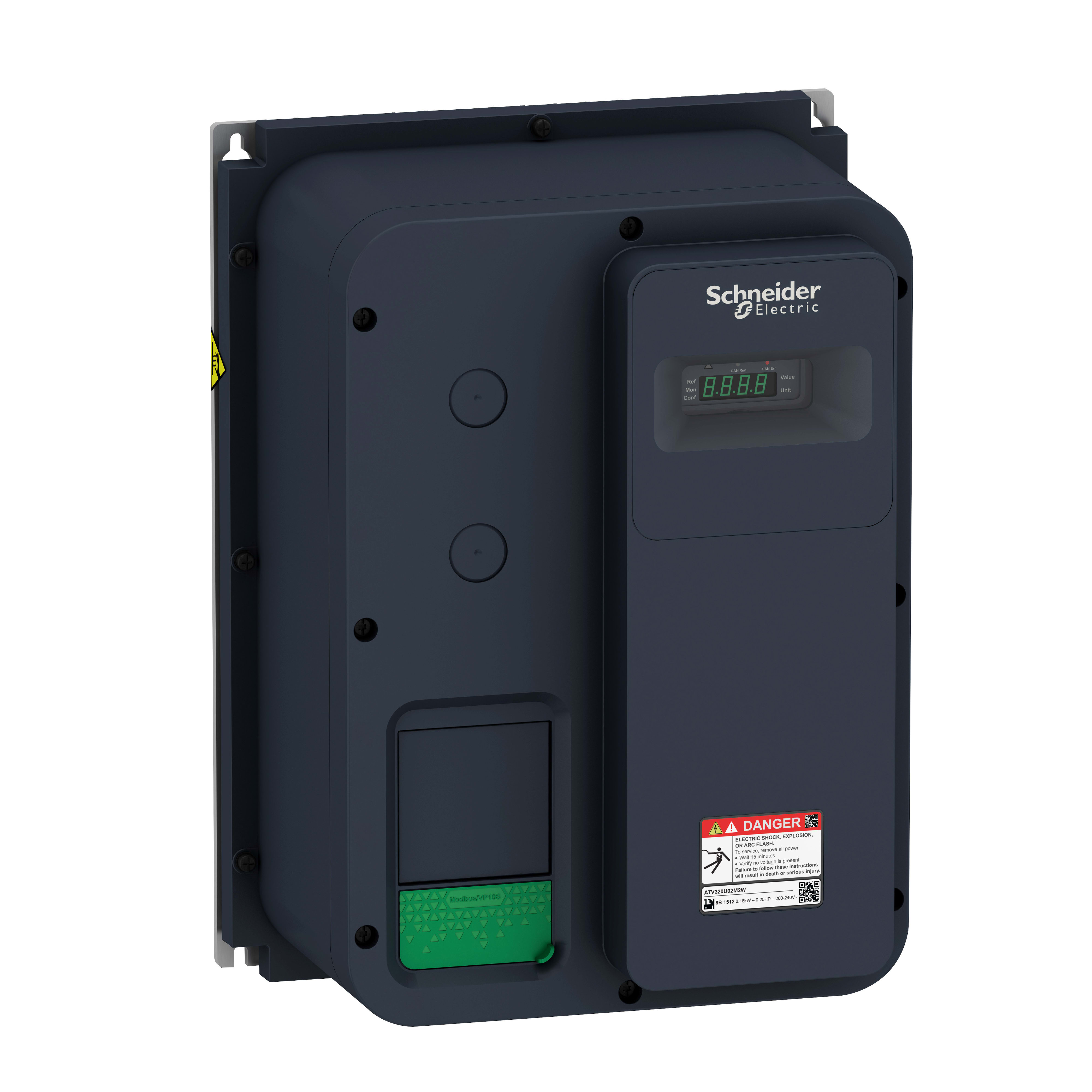 SCHNEIDER ELECTRIC - Variatore di velocità Altivar Machine ATV320 IP66 - 0,55kW - 240V - monofase senza sezionatore