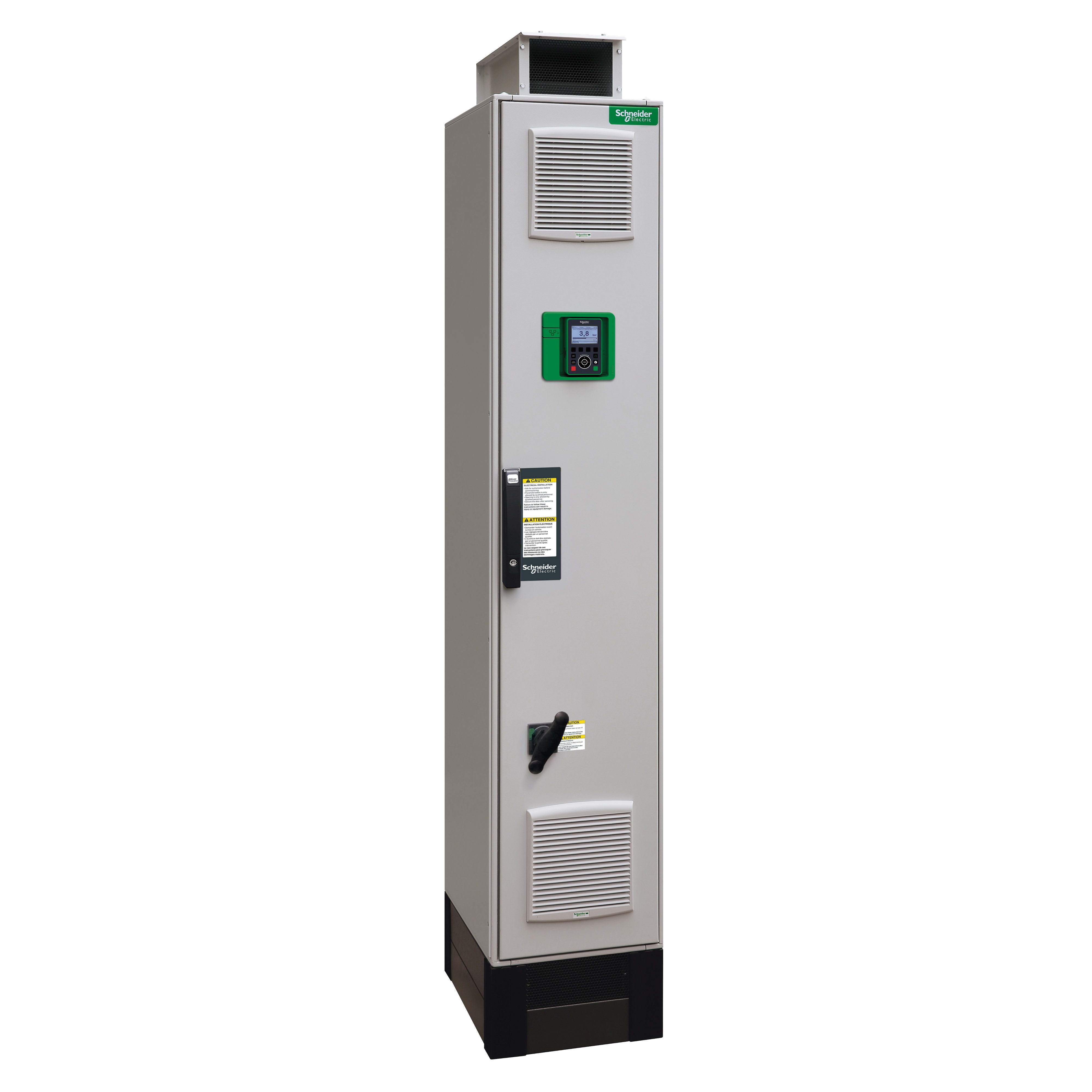 SCHNEIDER ELECTRIC - Variatore di velocità, Altivar Process ATV900, a pavimento ATV950, 132 kW, da 400 a 440 V, senza unità frenatura, IP54