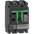 SCHNEIDER ELECTRIC - Interruttore, ComPacT NSX100HB1, 75kA/690VAC, 3 poli, Sganciatore MicroLogic 6.2E 40A